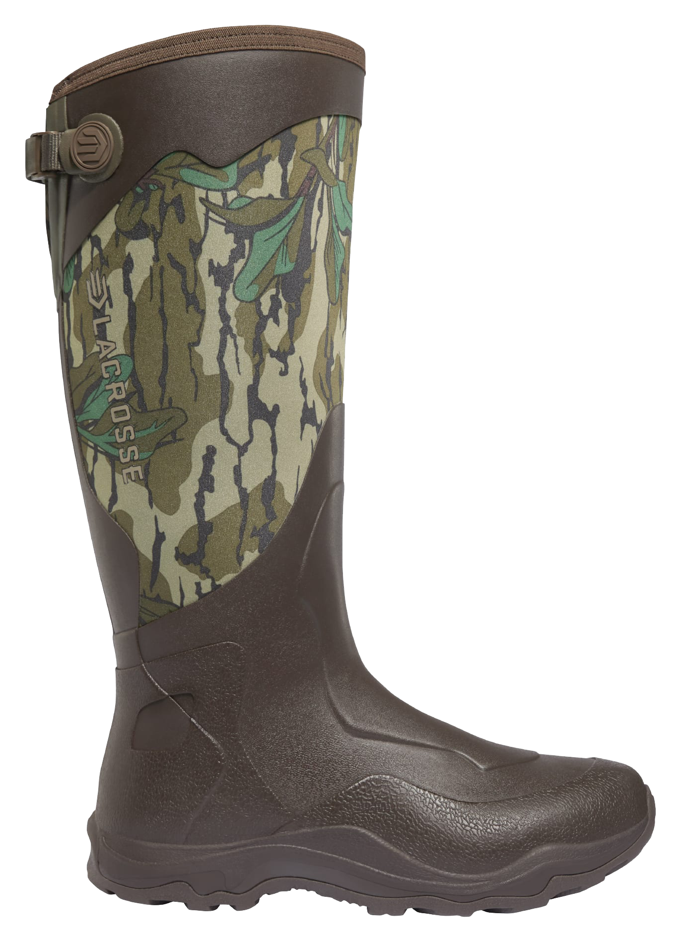 LaCrosse Alpha Agility Waterproof Hunting Boots for Men - Mossy Oak Greenleaf - 6M