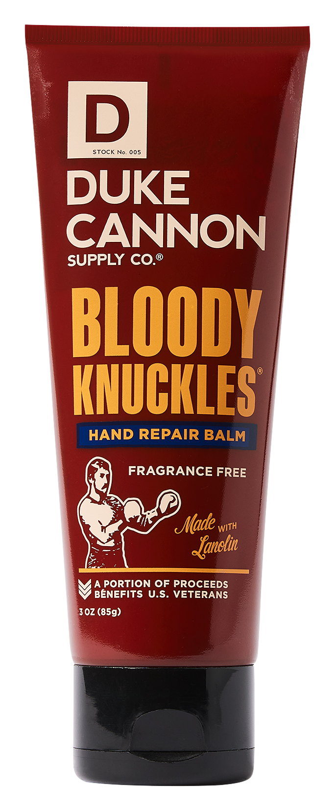 Image of Duke Cannon Supply Co. Bloody Knuckles Hand Repair Balm Tube