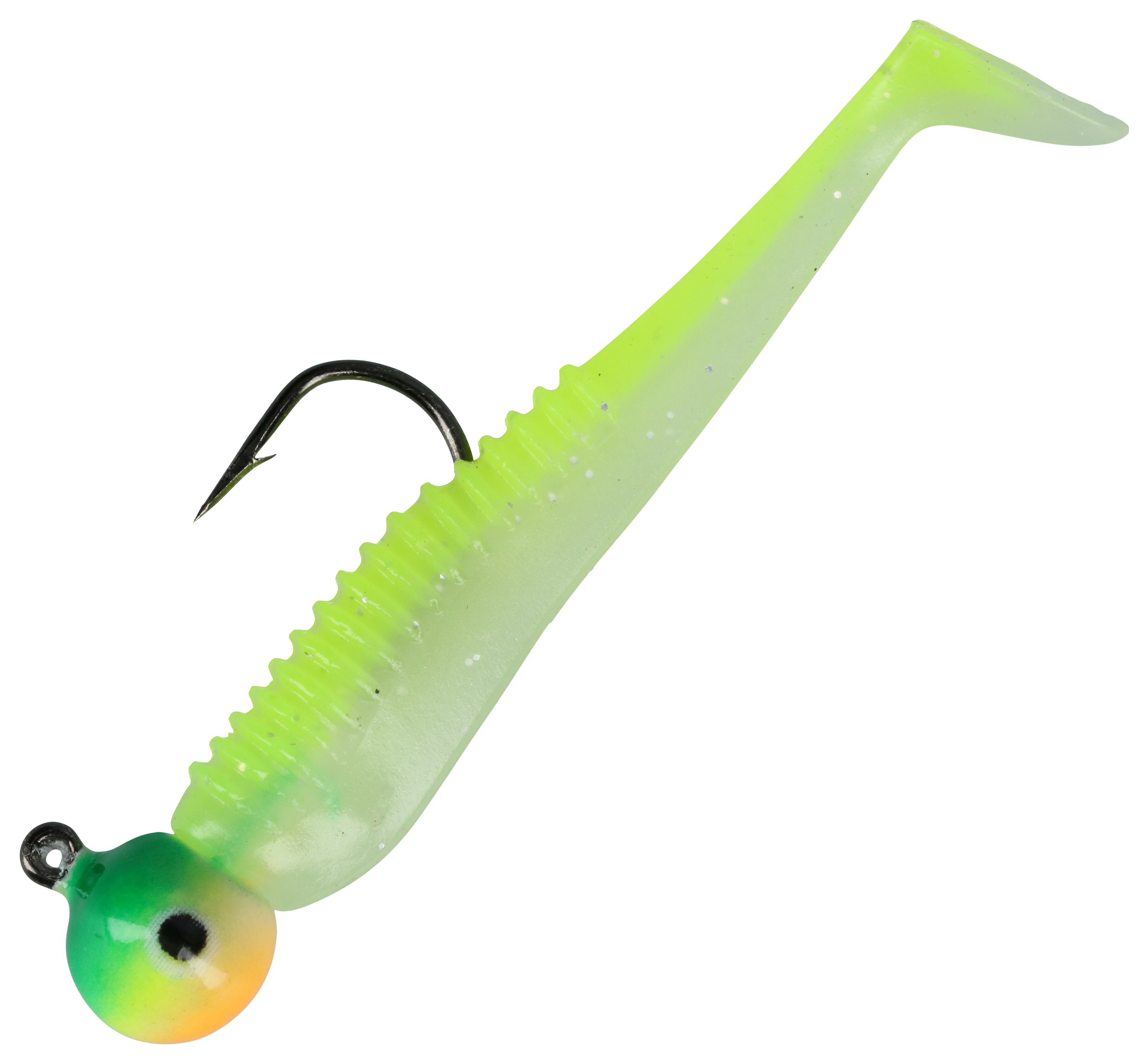 VMC Boot Tail Jig, Pink Chartreuse Glow / 1/32 oz