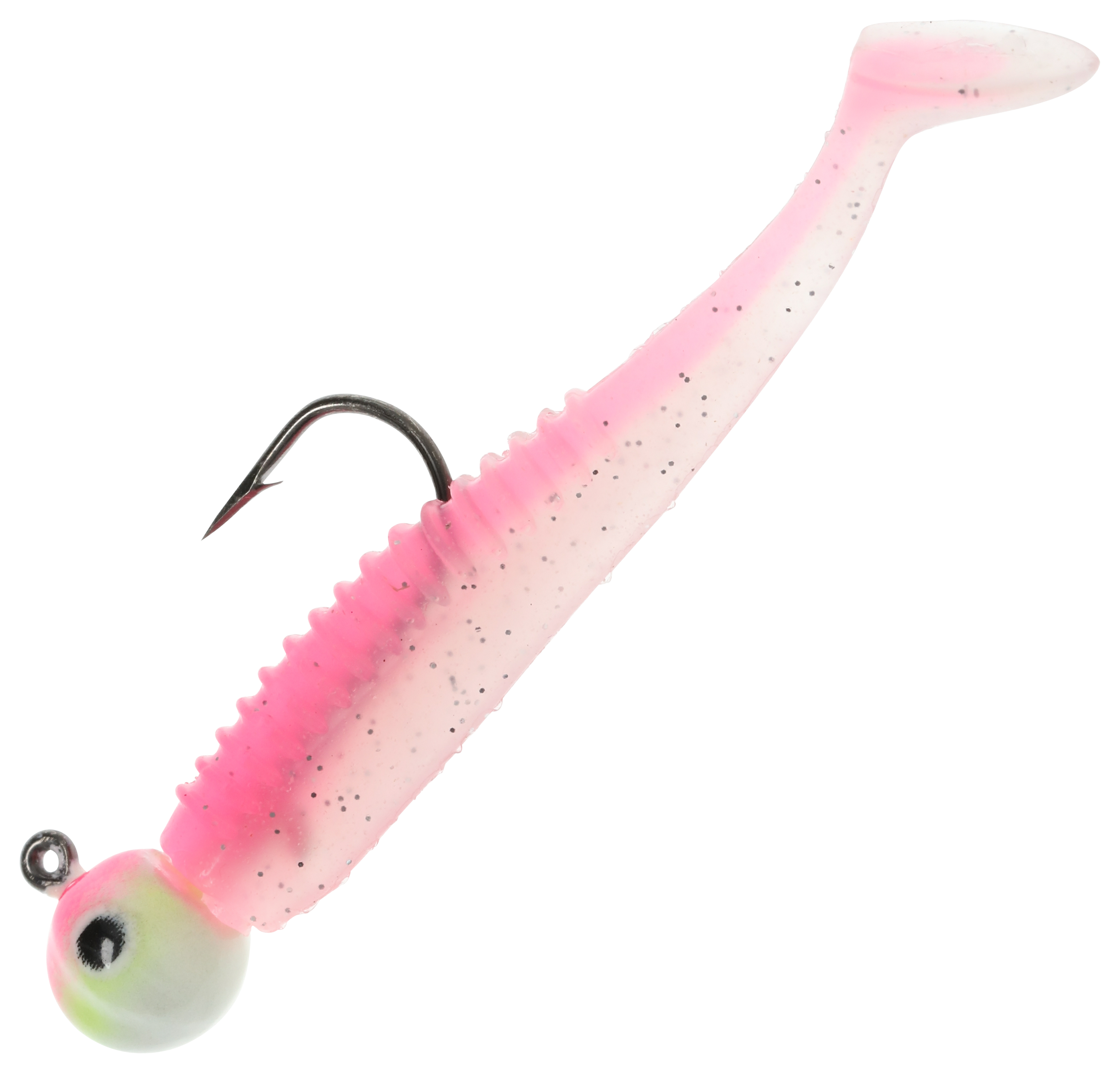 Image of VMC Boot Tail Jig - 1/16 oz. - Pink/Chartreuse Glow