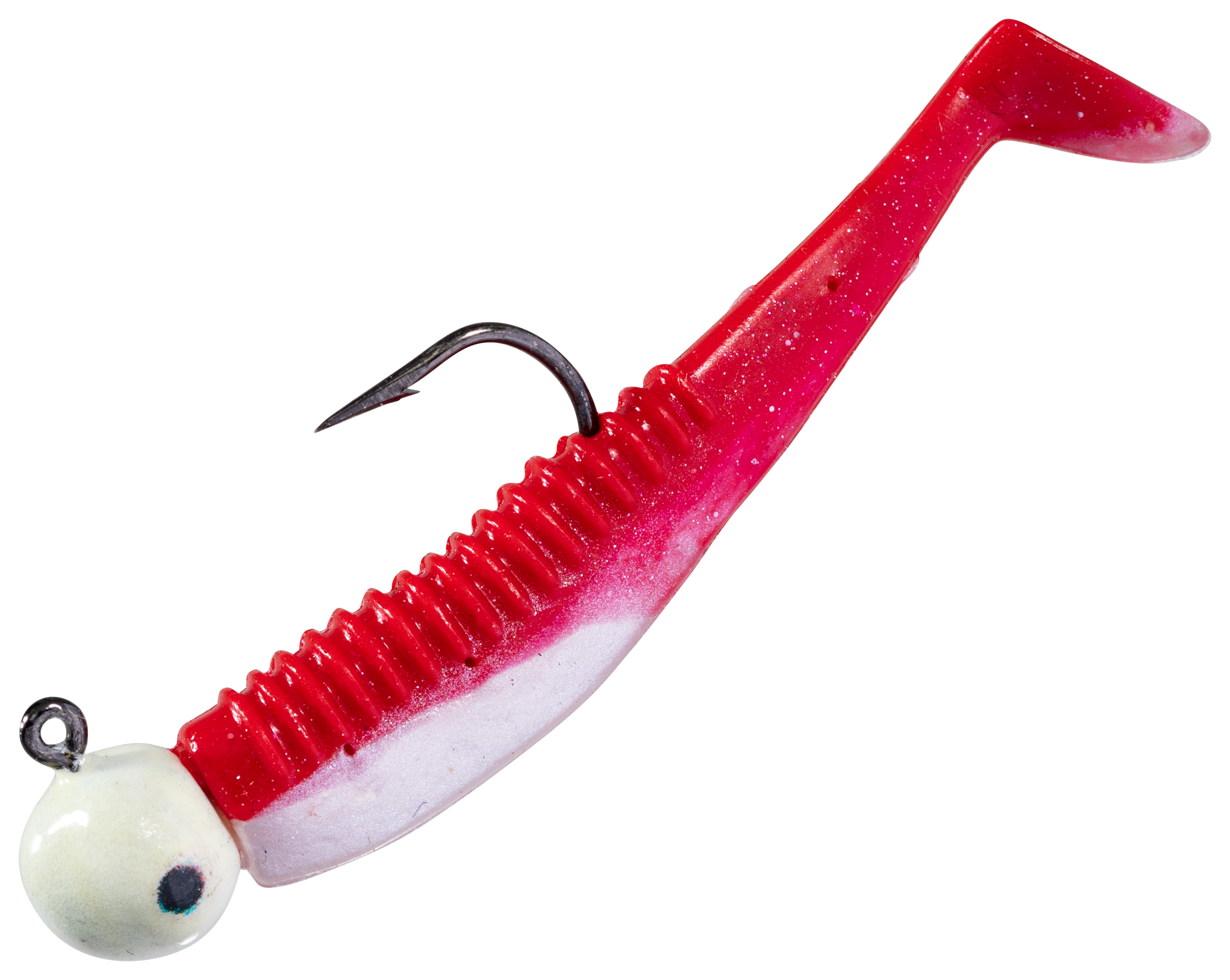 VMC Boot Tail Jig - 1/32 oz. - Red/Pearl Glow
