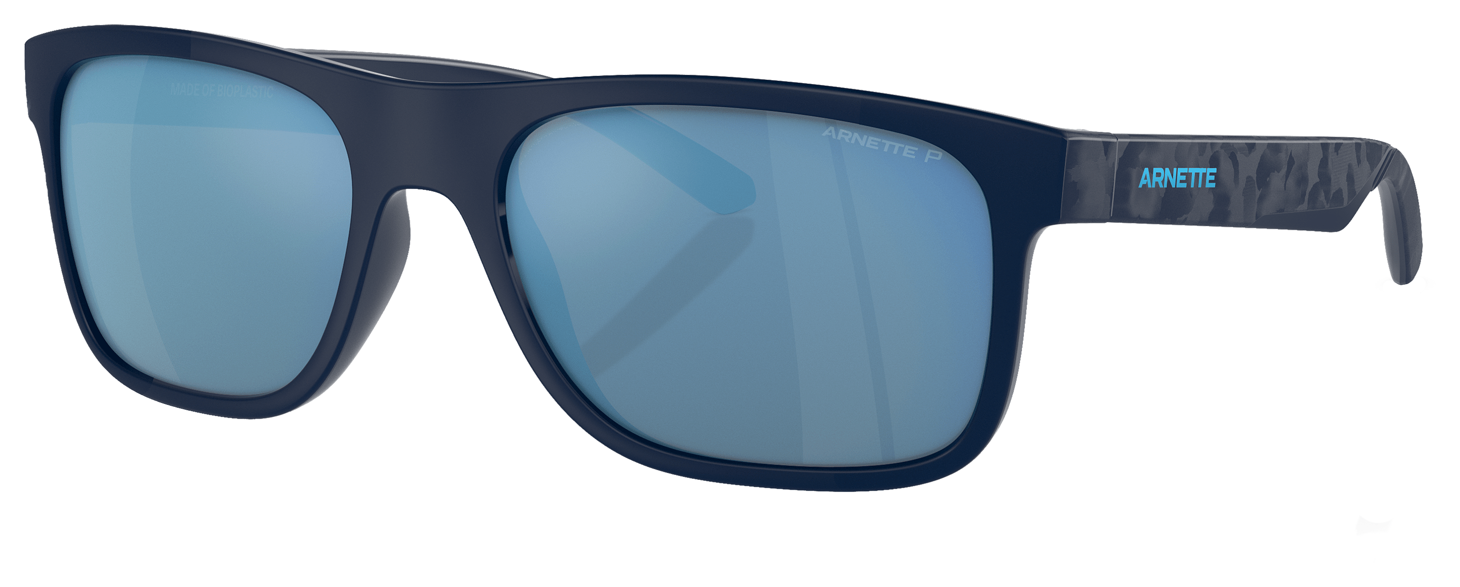 Image of Arnette Khim AN4341 Polarized Sunglasses - Dark Blue/Dark Gray Water Mirror - Large