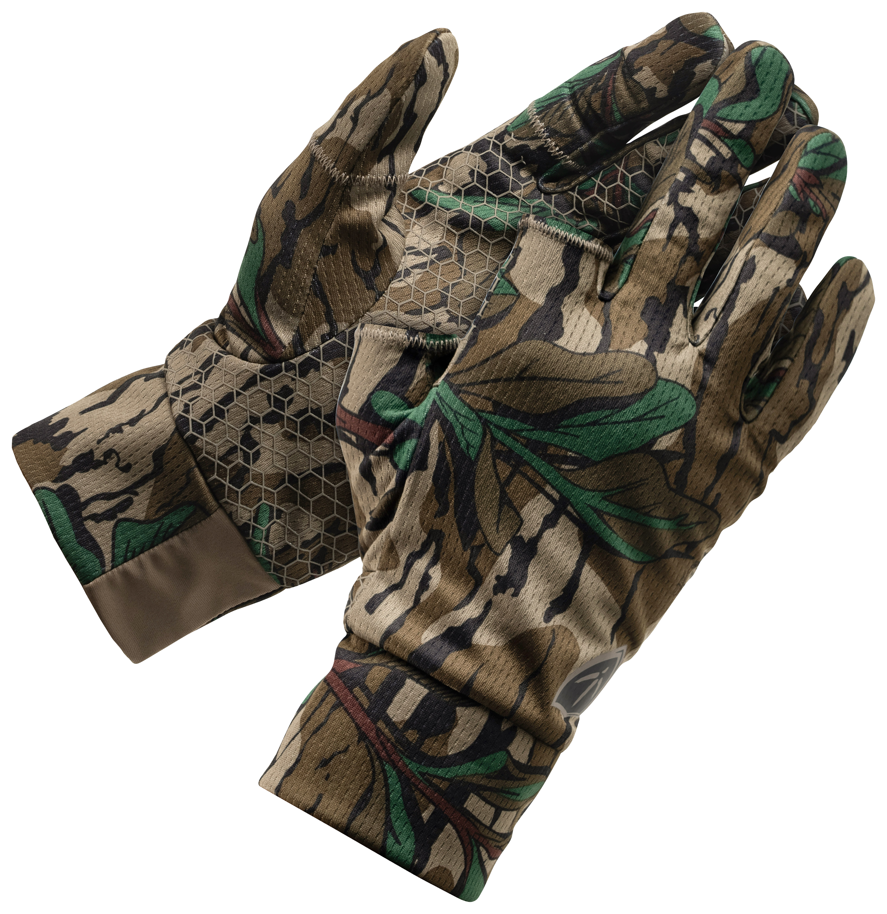 Image of Blocker Outdoors Finisher Turkey Lightweight Custom Gloves for Men - Mossy Oak Greenleaf - M