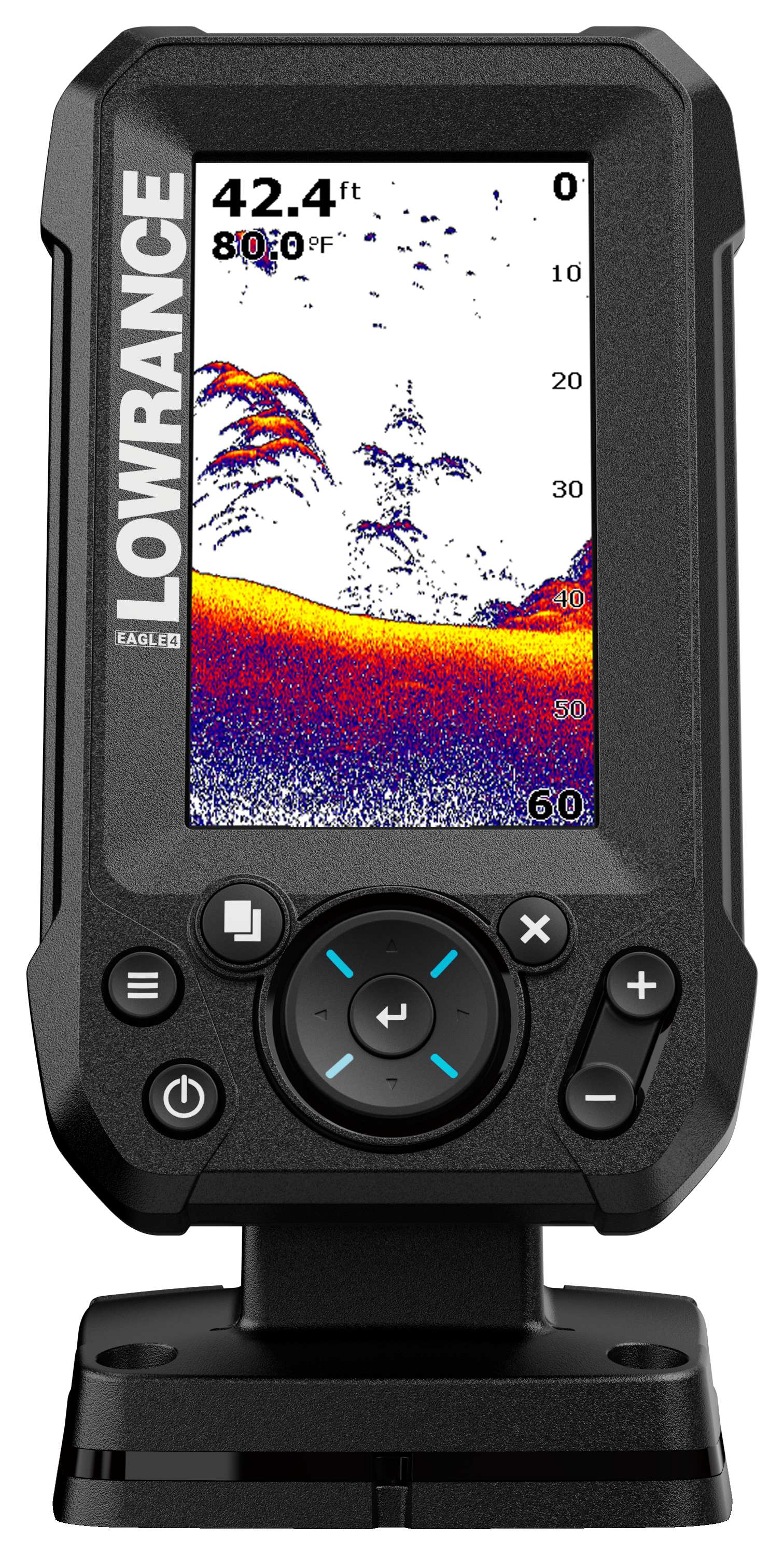 Image of Lowrance Eagle 4x Fish Finder with Bullet Skimmer Transducer