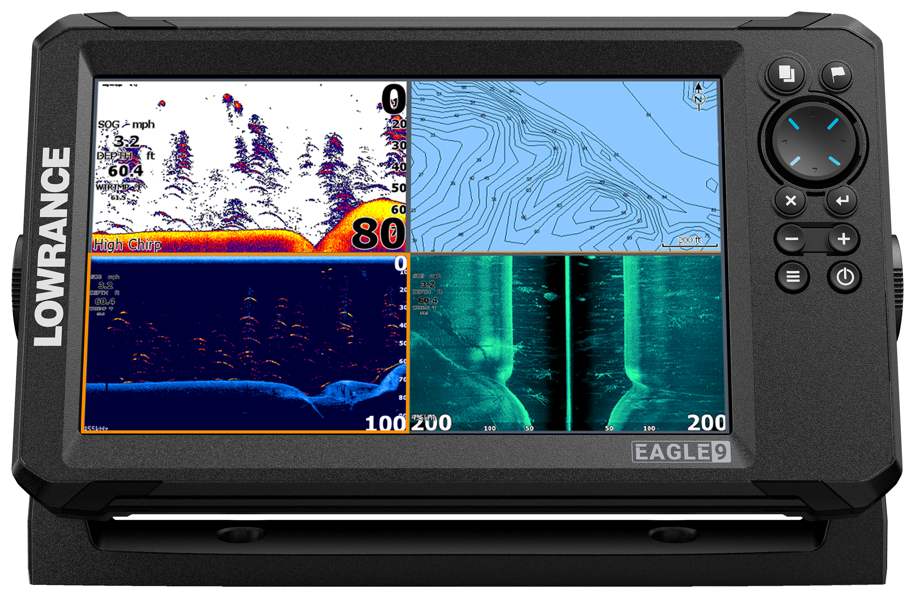 Lowrance Eagle 9 Fish Finder/Chartplotter with TripleShot HD