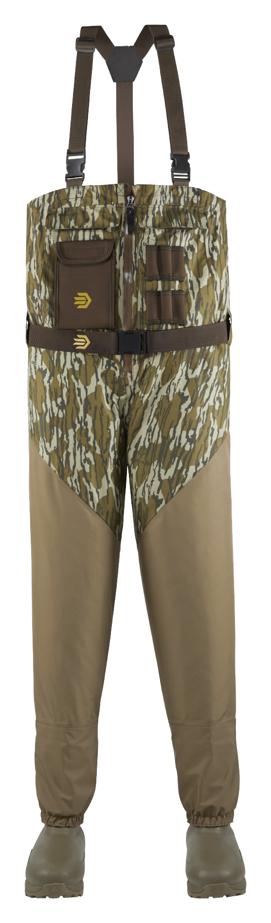 Image of LaCrosse Alpha Agility Select Insulated Front-Zip Breathable Hunting Waders for Men - Mossy Oak Original Bottomland - 9/Medium