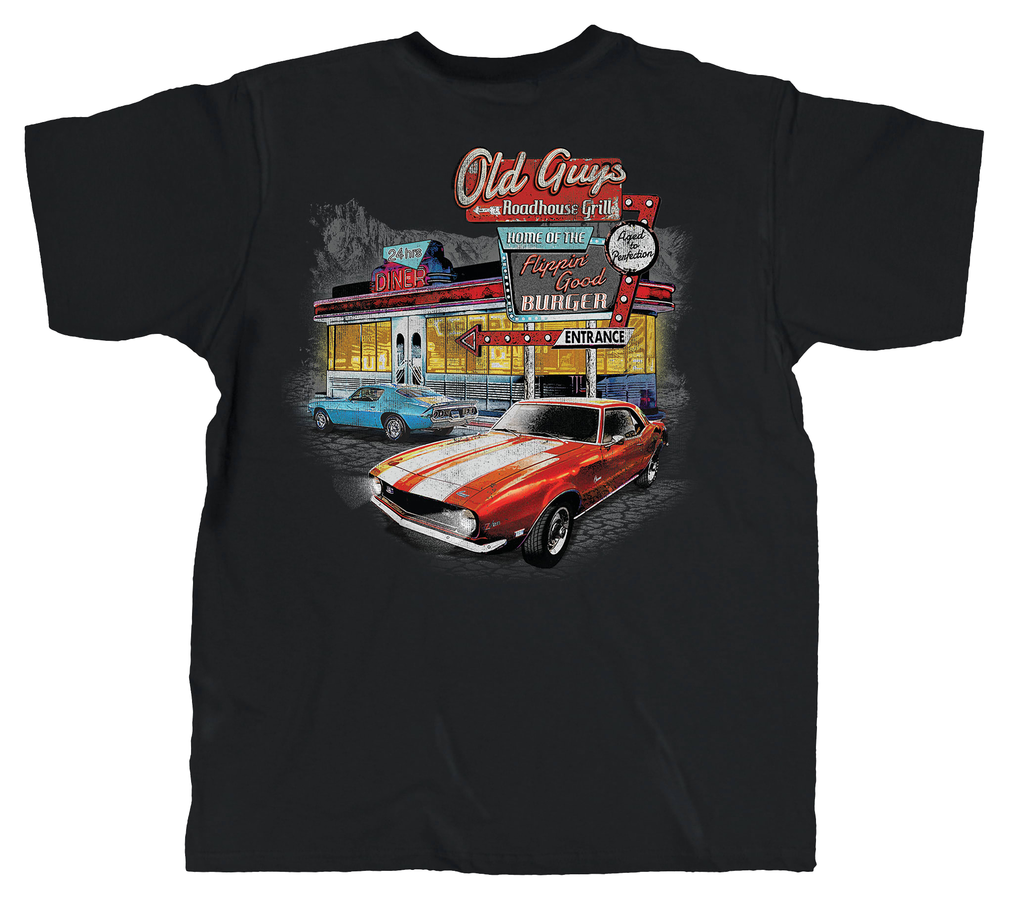 Image of Old Guys Rule GM Roadhouse Short-Sleeve - Black - M