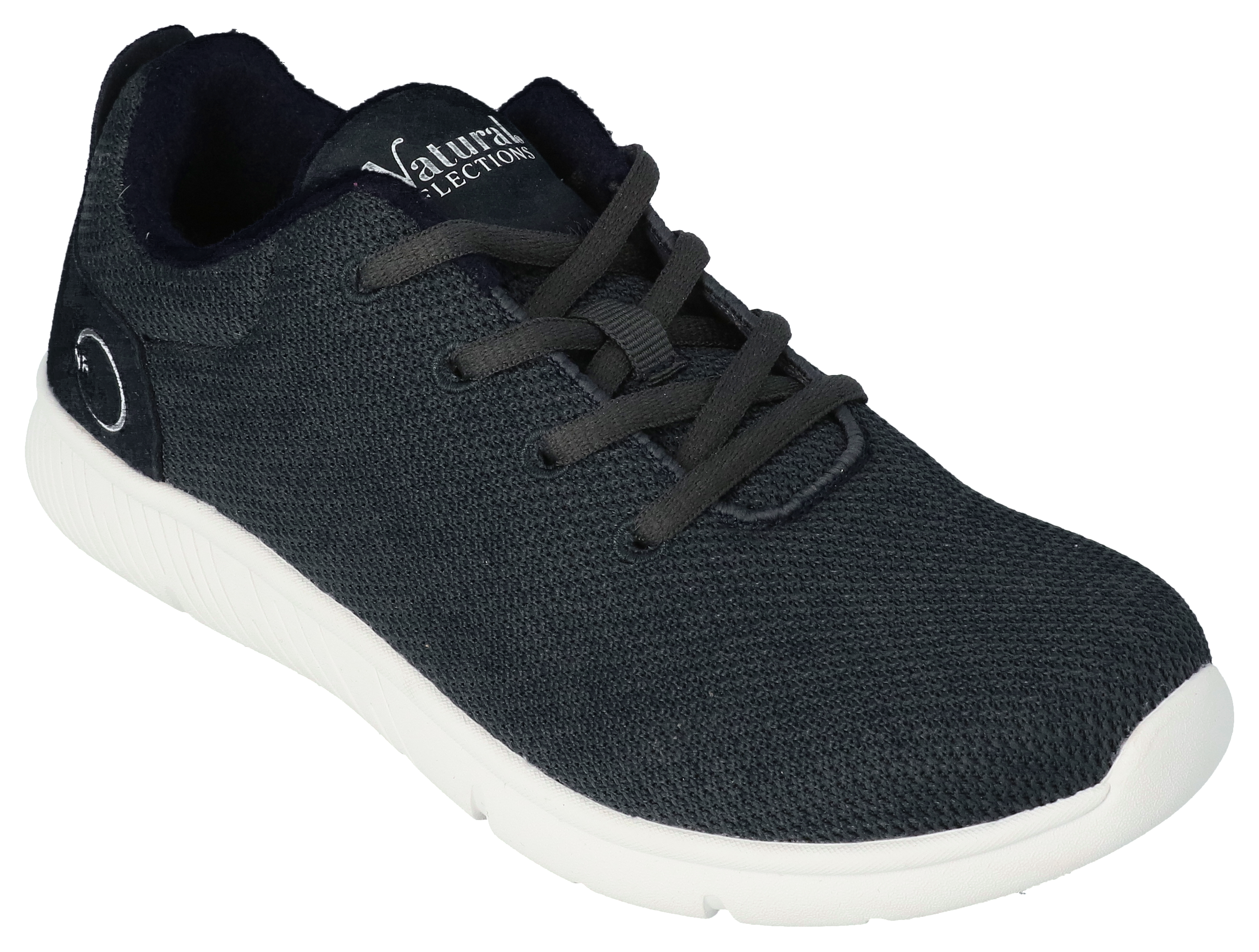 Image of Natural Reflections Swift River Lace-Up Casual Shoes - Anthracite