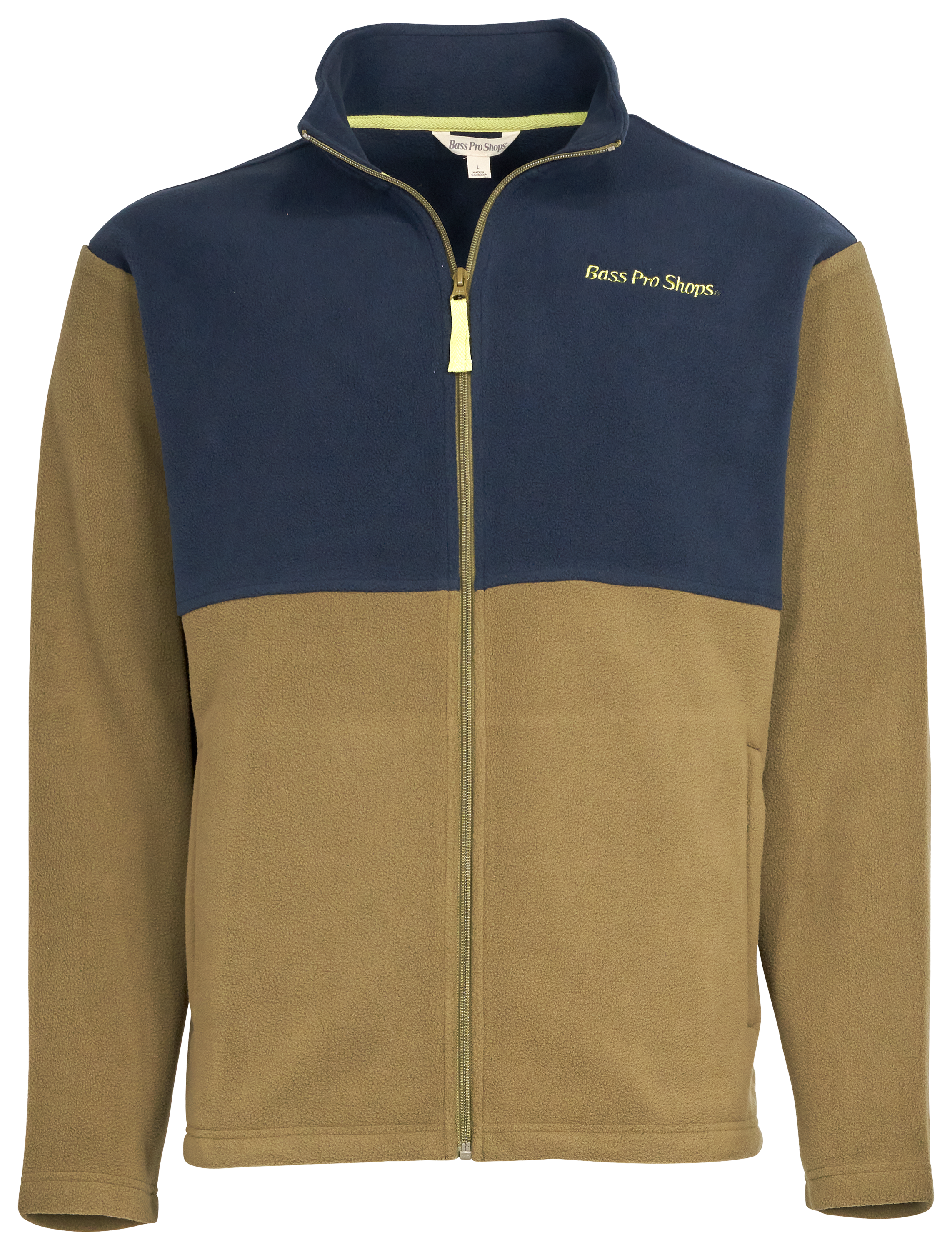 Image of Bass Pro Shops Full-Zip Logo Fleece Jacket for Men