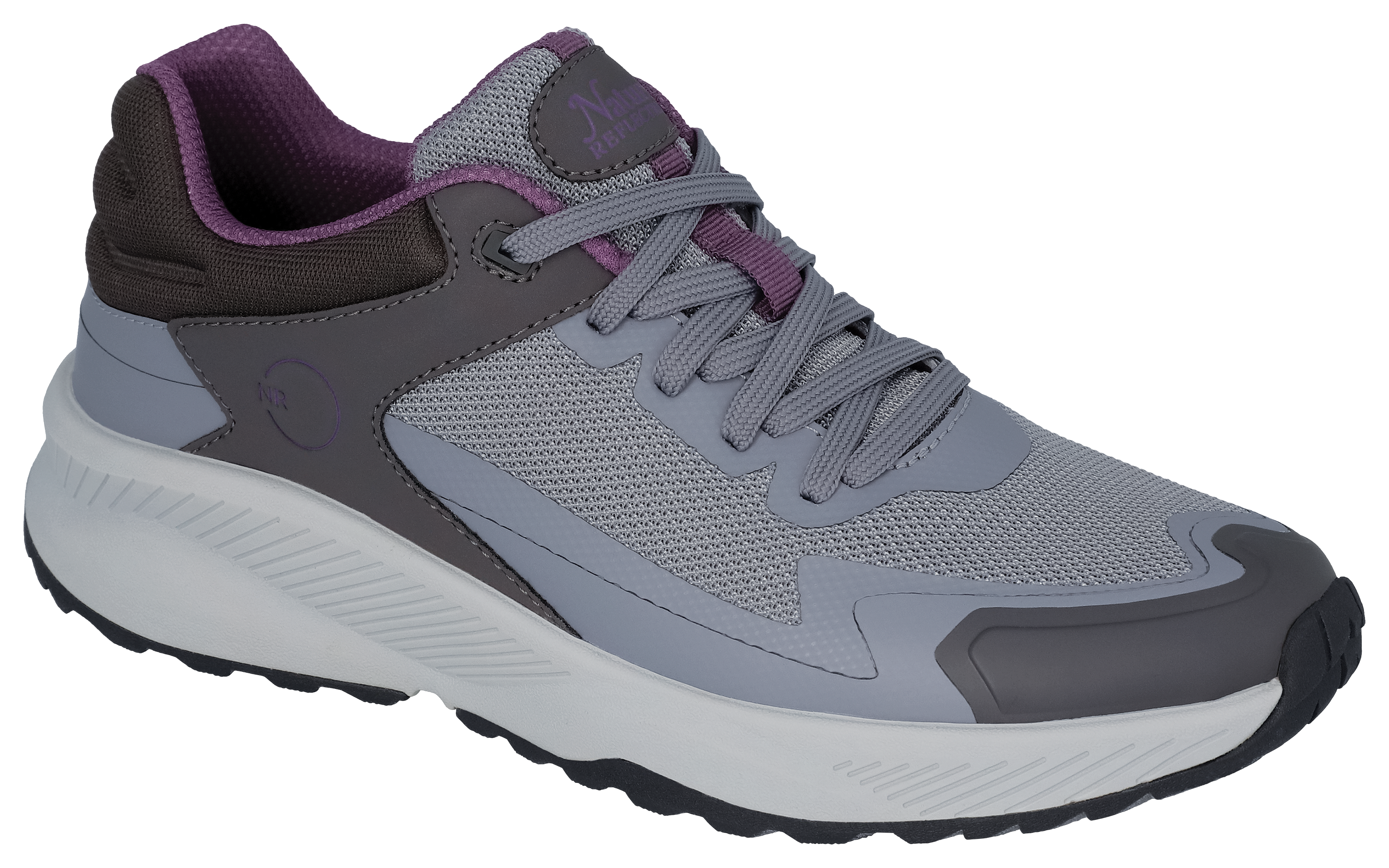 Image of Natural Reflections Romp Sneakers - Grey/Purple