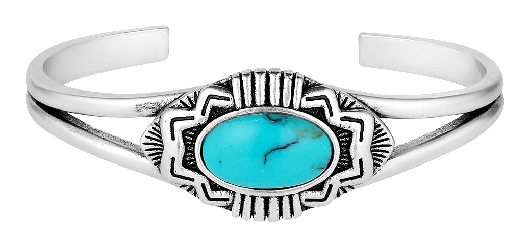 Image of Montana Silversmiths Blue Mesa Turquoise Bracelet