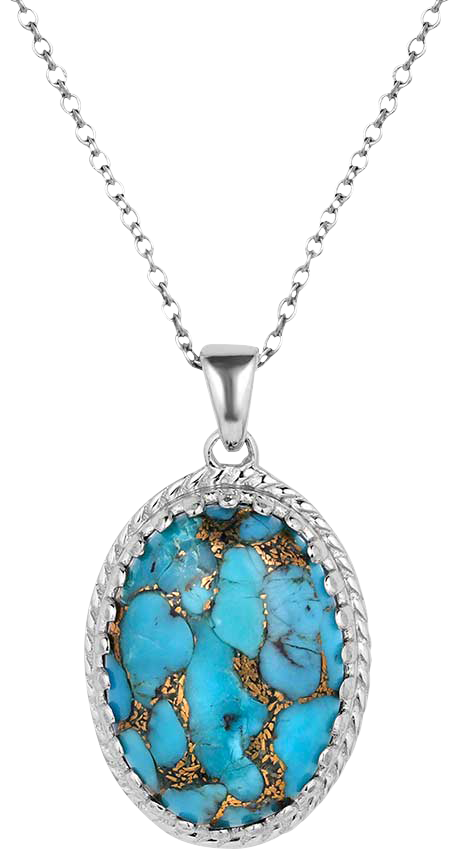 Image of Montana Silversmiths Wisdom of the West Turquoise Necklace