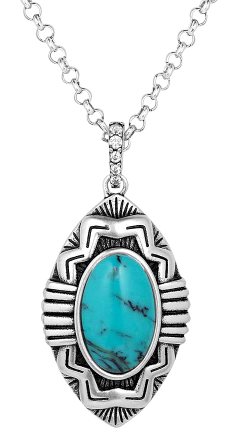 Image of Montana Silversmiths Blue Mesa Turquoise Necklace