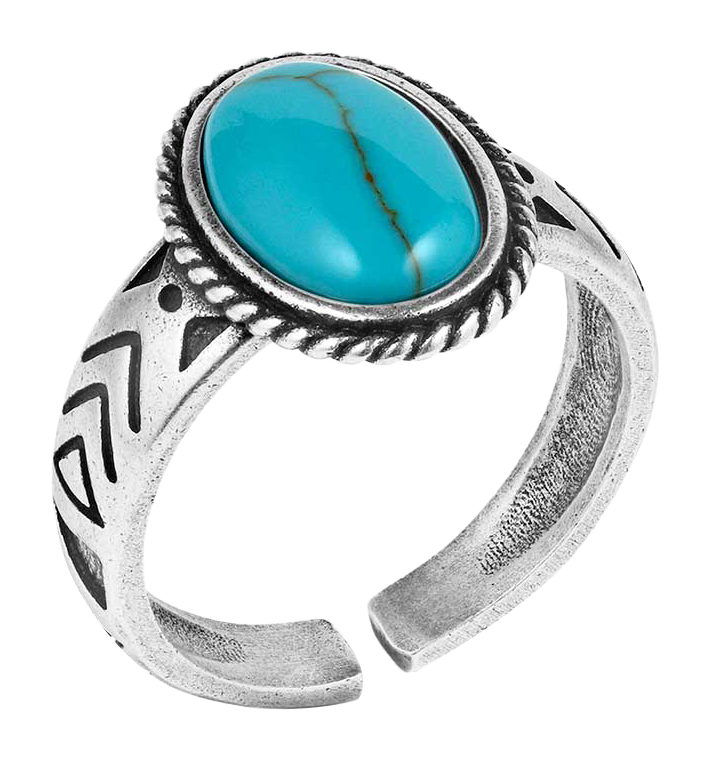 Image of Montana Silversmiths Uncovered Beauty Turquoise Ring