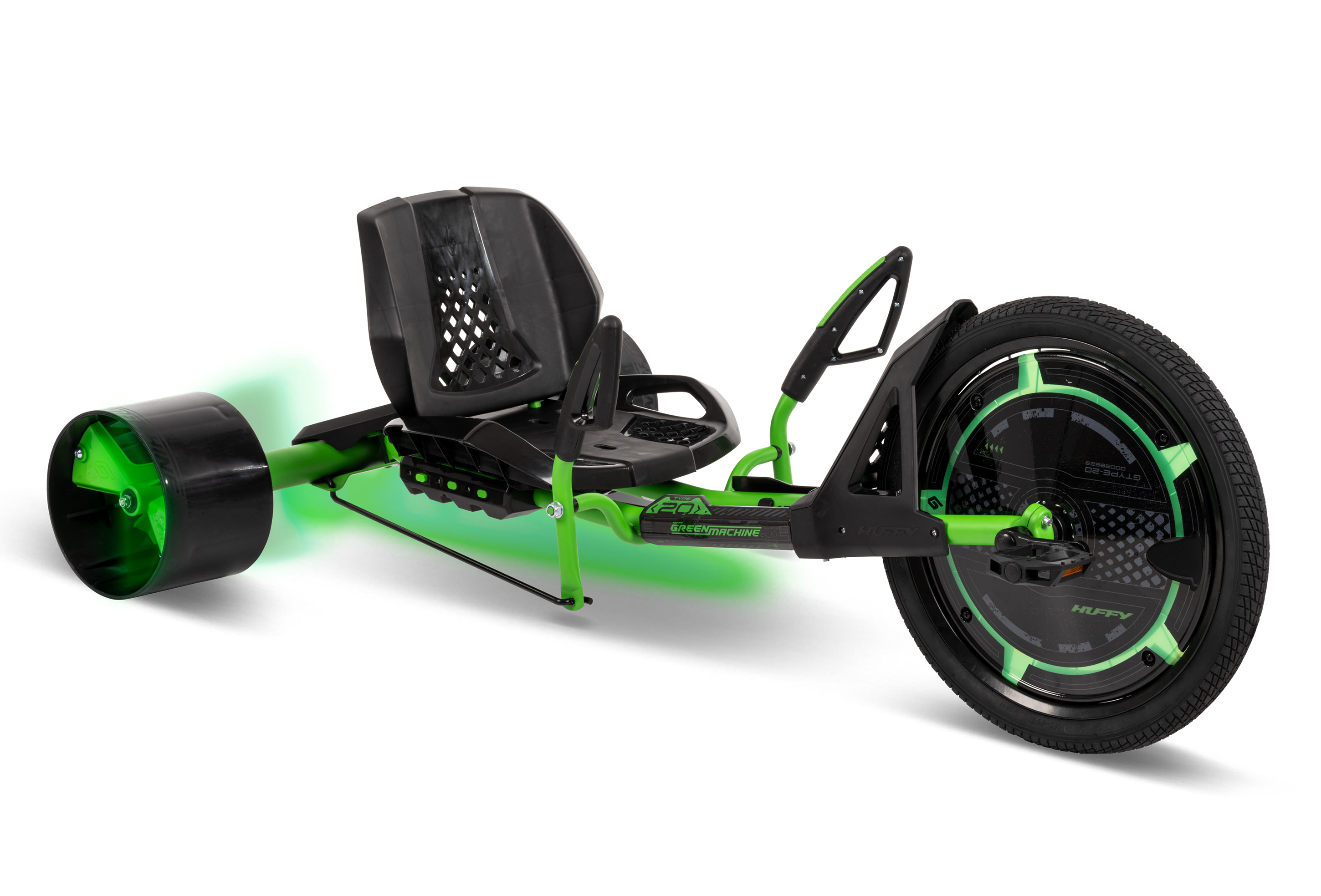 Image of Huffy Green Machine Drift Trike with Lights