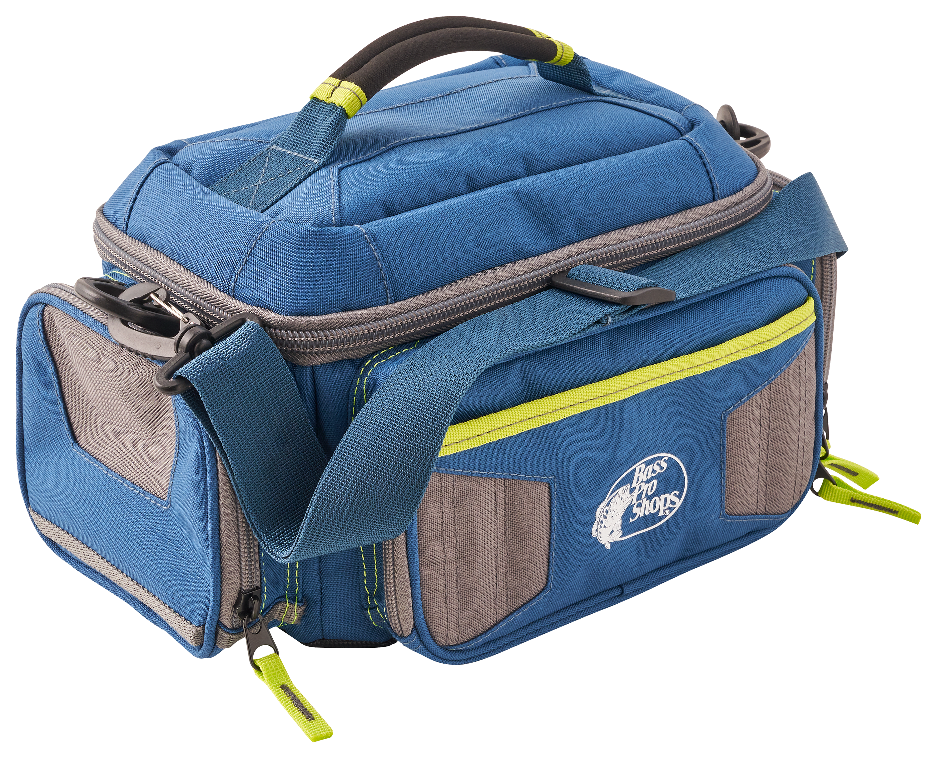 Image of "Bass Pro Shops Pro Guide Shoulder Strap Tackle Bag - 13"" x 8"" x 6"" - Bag w/ Three 3500 Boxes"