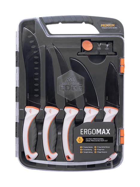 Image of Outdoor Edge ErgoMax 6-Piece Professional Grade Game Processing Knife Set