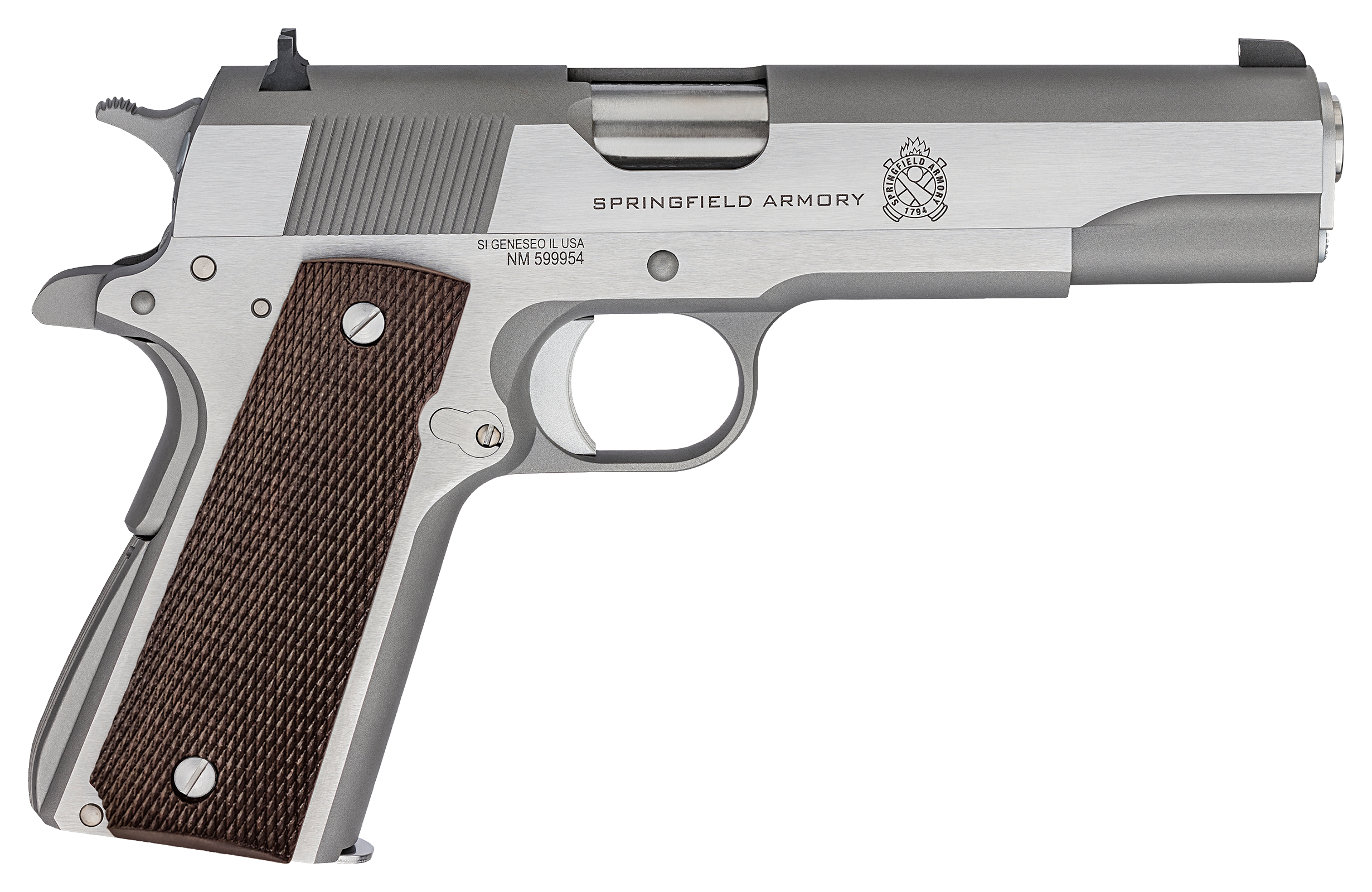 Image of Springfield Armory Defend Your Legacy Series 1911 Mil-Spec Semi-Auto Pistol - Forged Stainless Steel - Stainless Steel