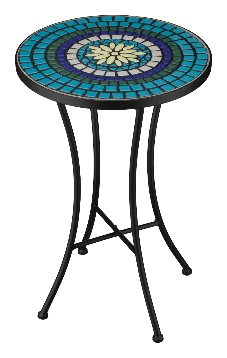 Image of Regal Art & Gift Indigo Mosaic Plant Stand