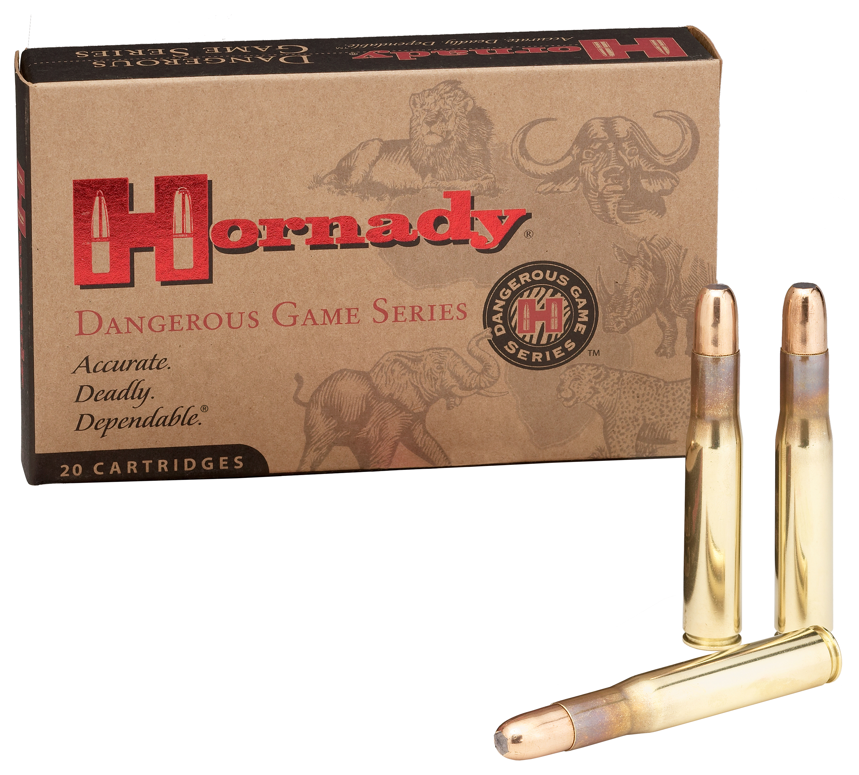 Hornady Dangerous Game Series .404 Jeffery 400 Grain DGX Bonded Centerfire Rifle Ammo