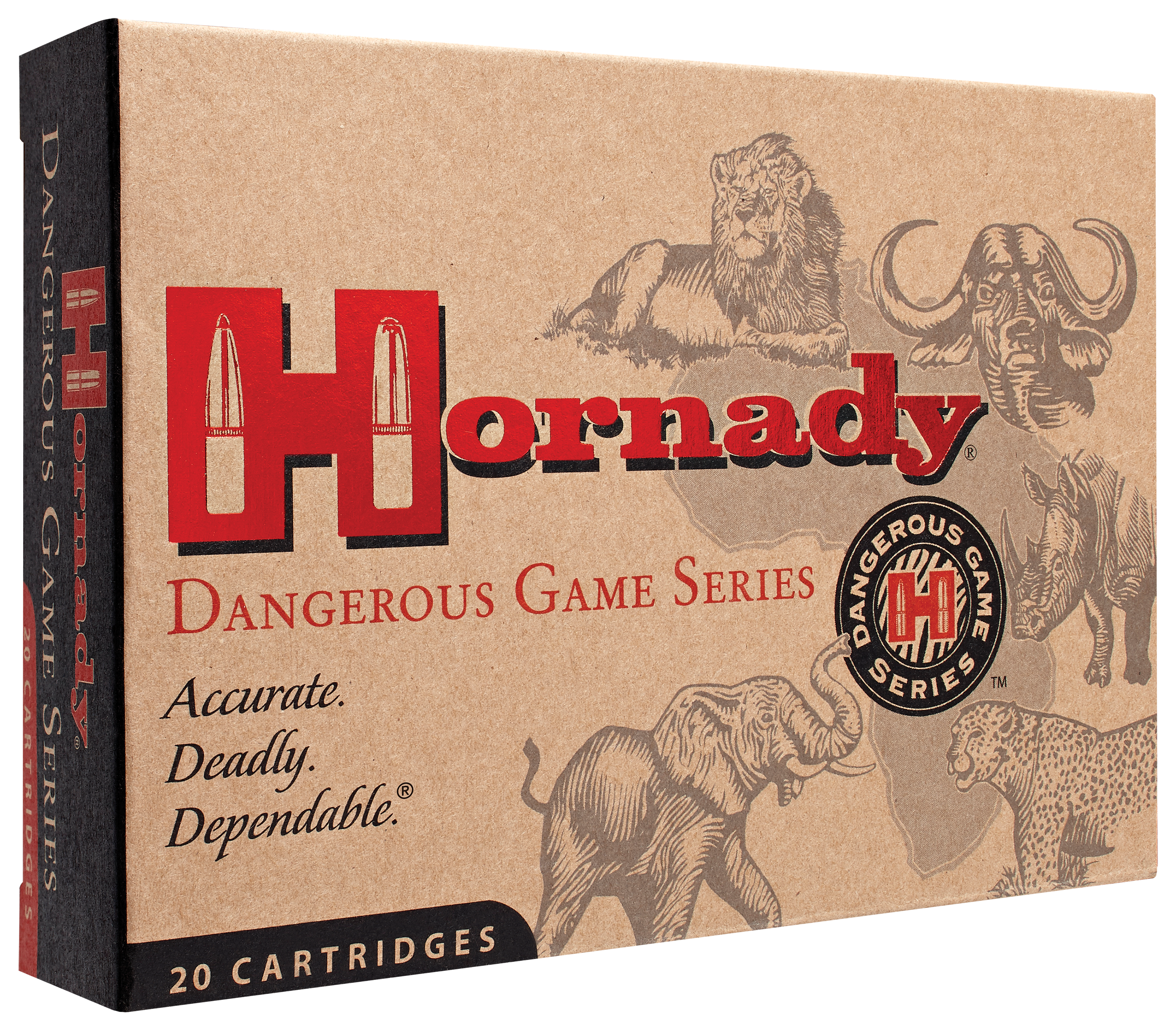 Image of Hornady Dangerous Game Series .500-416 Nitro Express 400 Grain DGX Bonded Centerfire Rifle Ammo