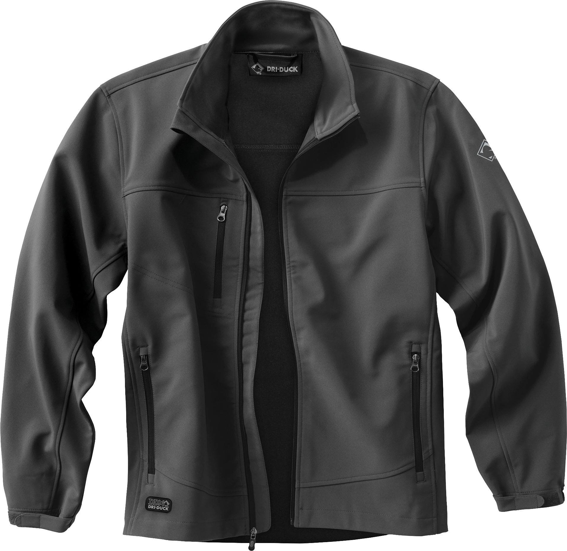 Image of Dri-Duck Motion Soft-Shell Jacket for Men - Charcoal