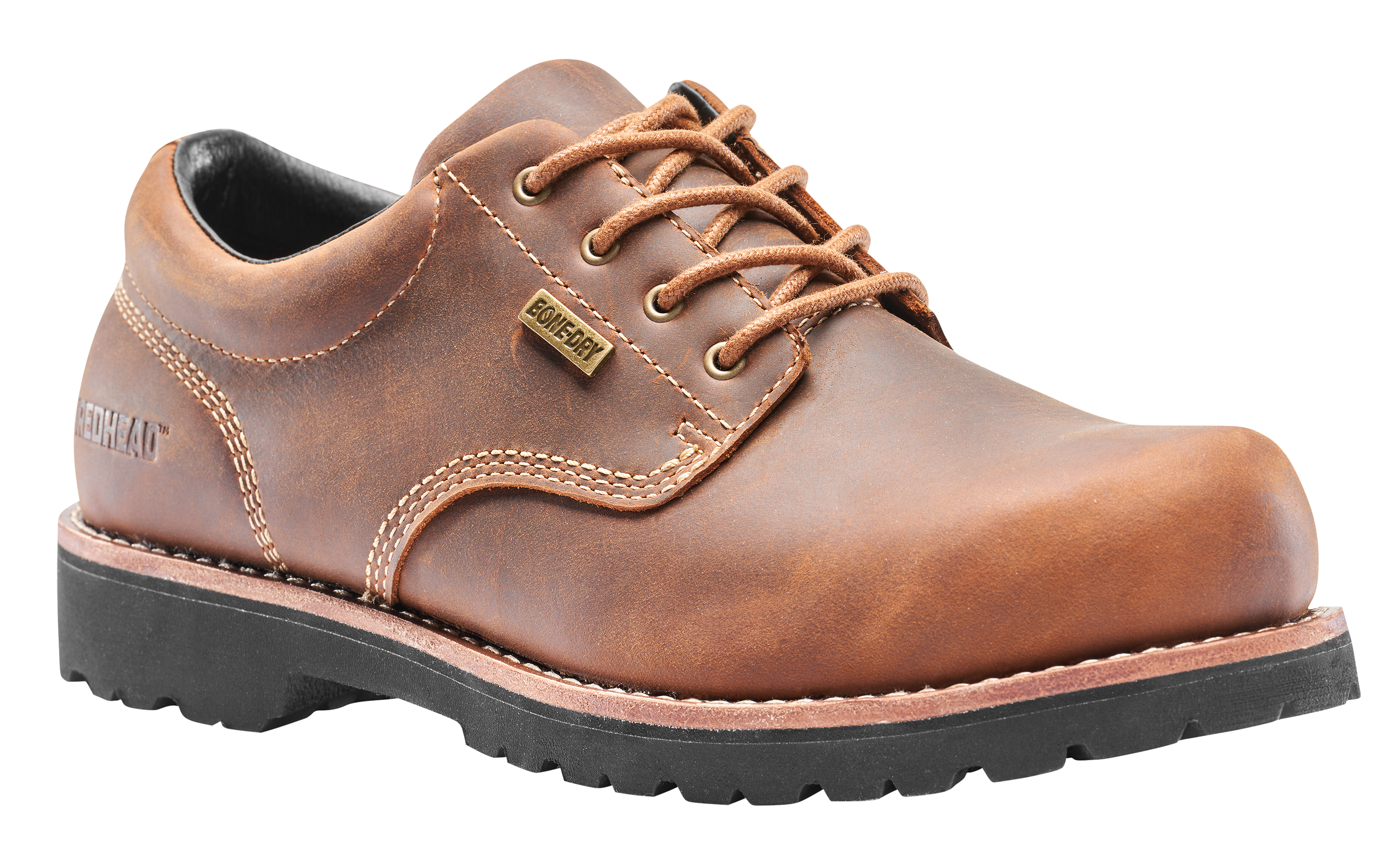 Image of RedHead Series 61 Oxford Lace-Up Shoes for Men - Russet - 8M