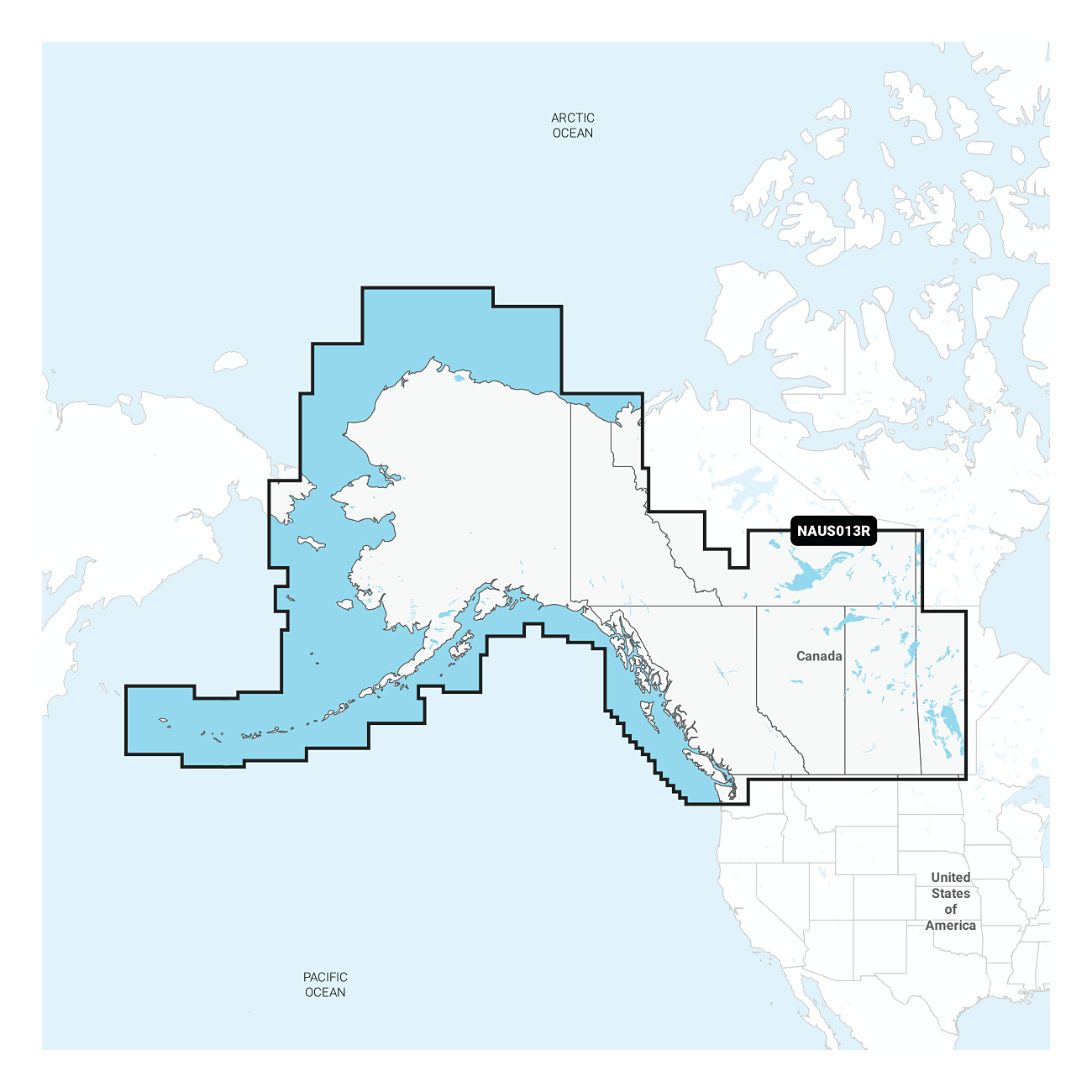 Image of Navionics+ Regional Marine Charts - Canada West Alaska