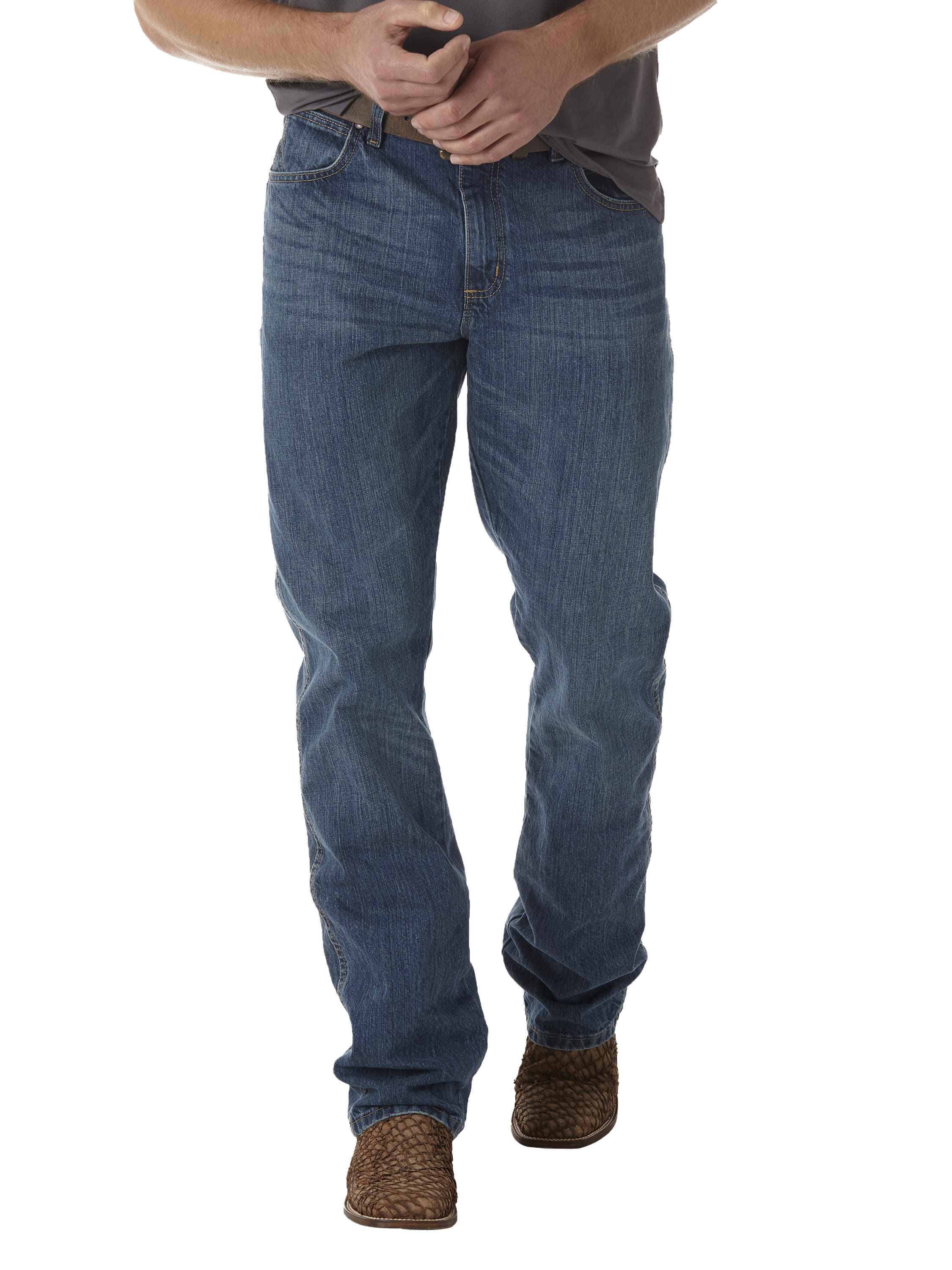 Wrangler Retro Relaxed-Fit Bootcut Jeans for Men - True Blue - 38x36
