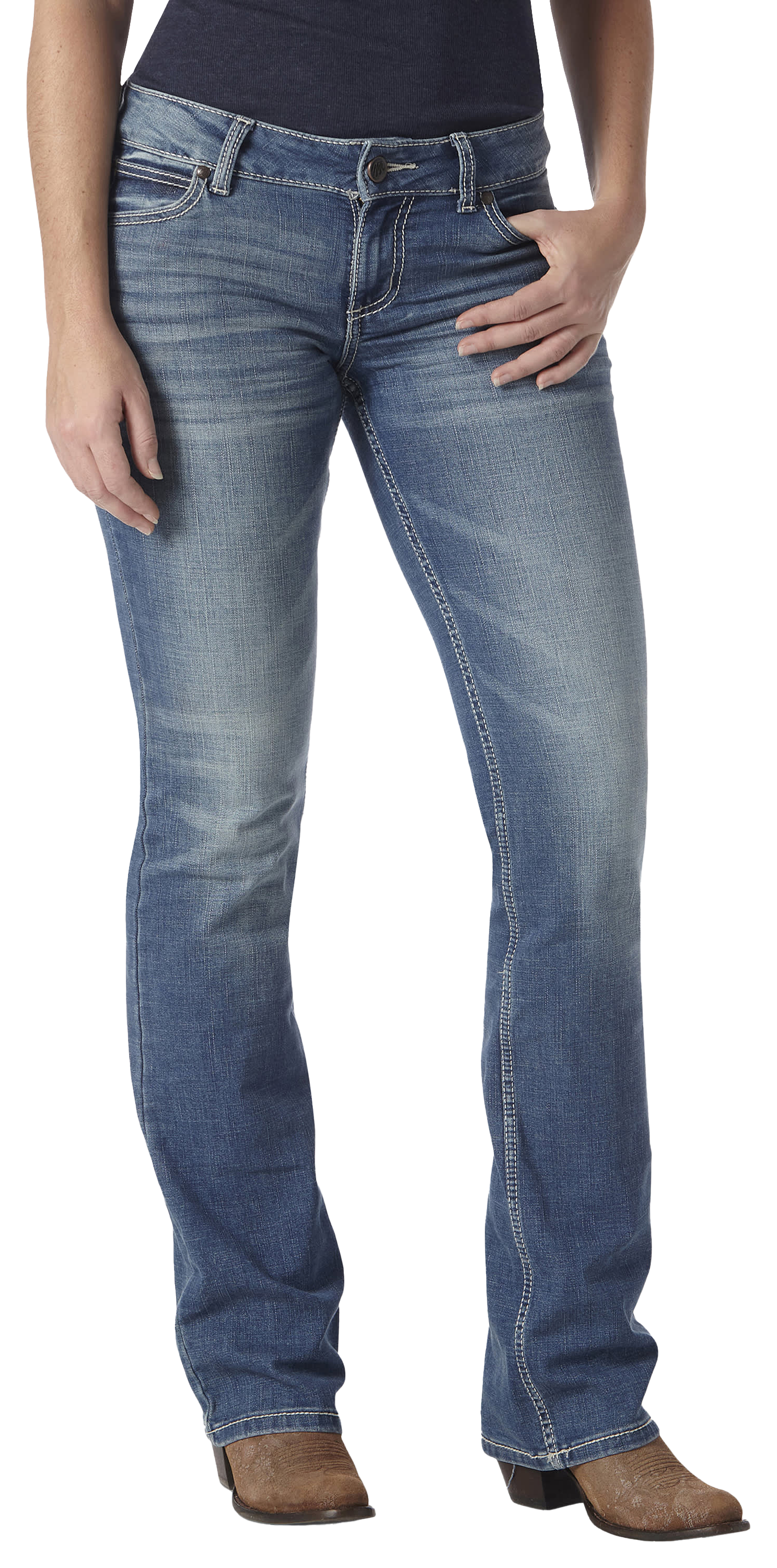 Image of Wrangler Retro Mae Jeans for Ladies - Deadwood