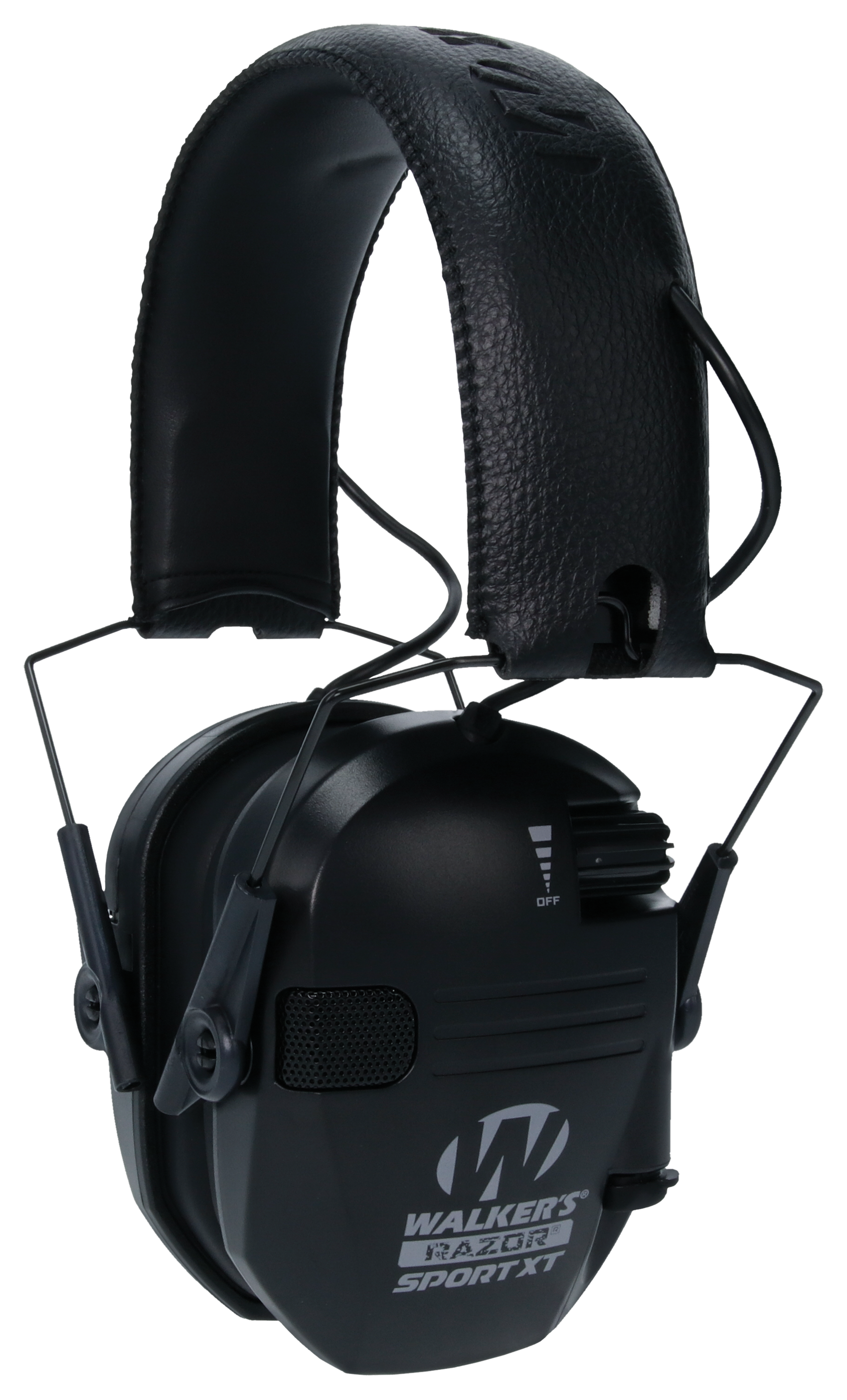 Image of Walker's Razor Series Slim Shooter Folding Electronic Earmuffs - Black