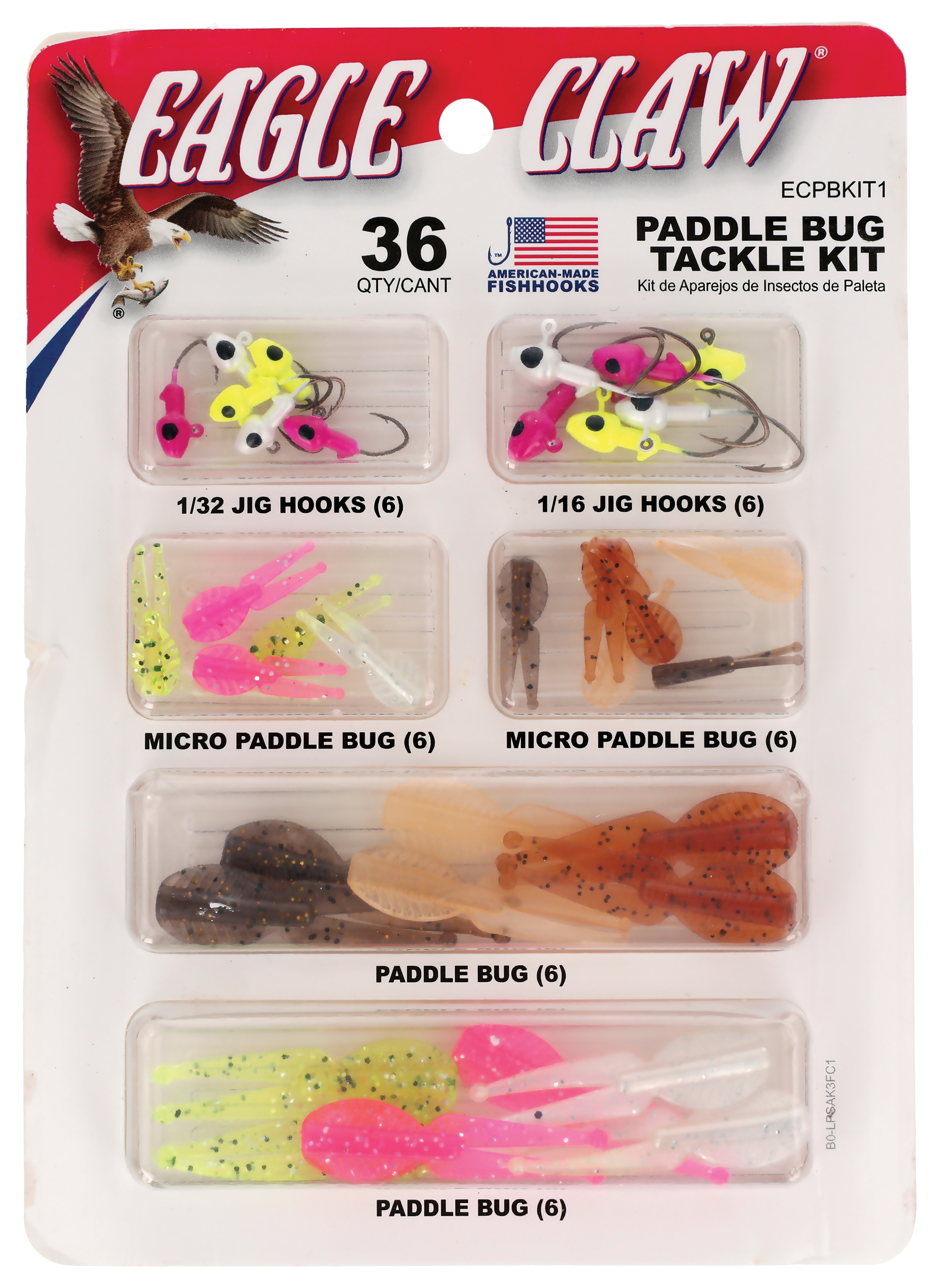 Image of Eagle Claw 36-Piece Paddle Bug Ice Kit