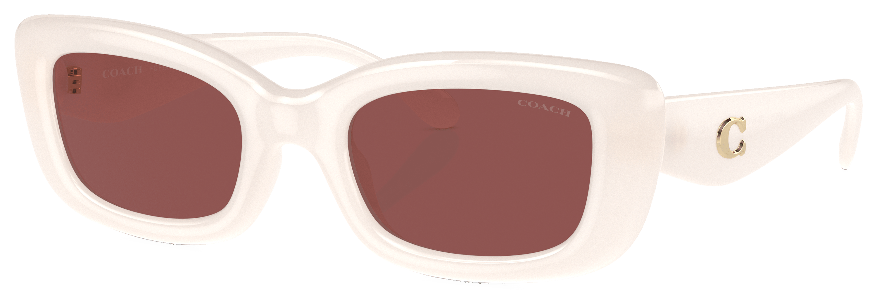 Image of Coach HC8390U Sunglasses for Ladies - Milky Cloud - Wine