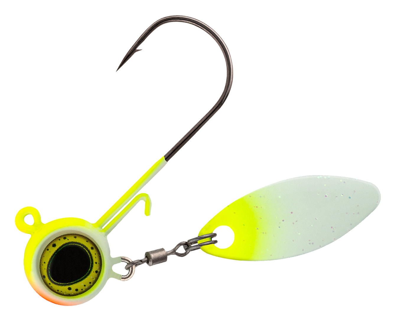 Image of Northland Fishing Tackle Deep-Vee Spin Jighead - Chartreuse - 1/4 oz.