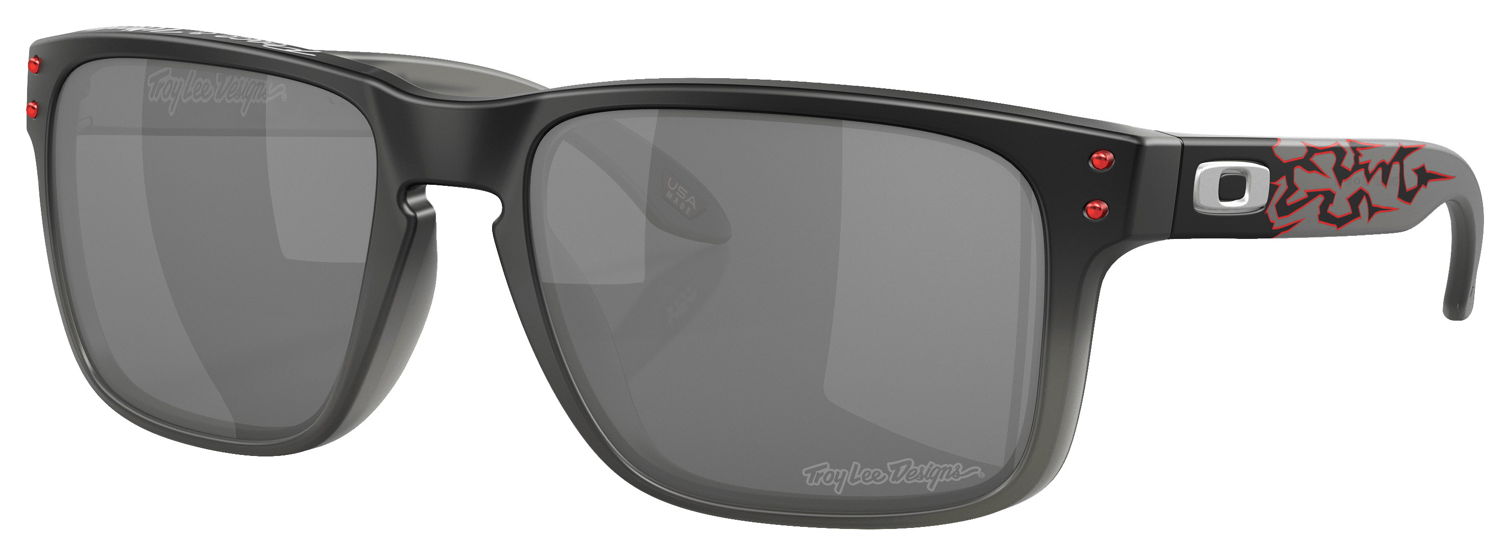 Image of Oakley Holbrook TLD OO9102 Prizm Grey Mirror Sunglasses