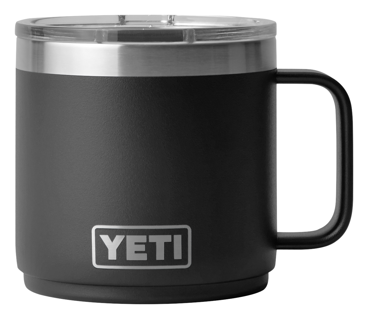 Image of YETI Rambler Stackable Mug with MagSlider Lid - Black - 14 oz.