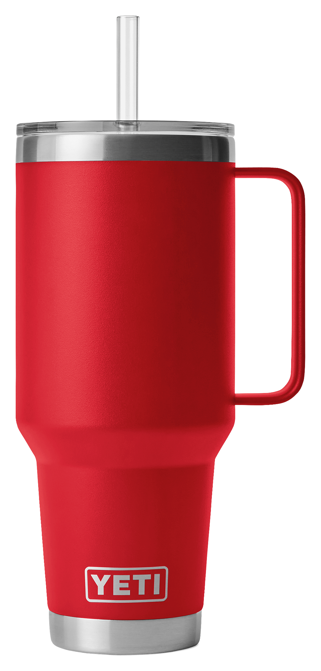 Image of YETI Rambler Mug with Straw Lid - 42 oz. - Rescue Red