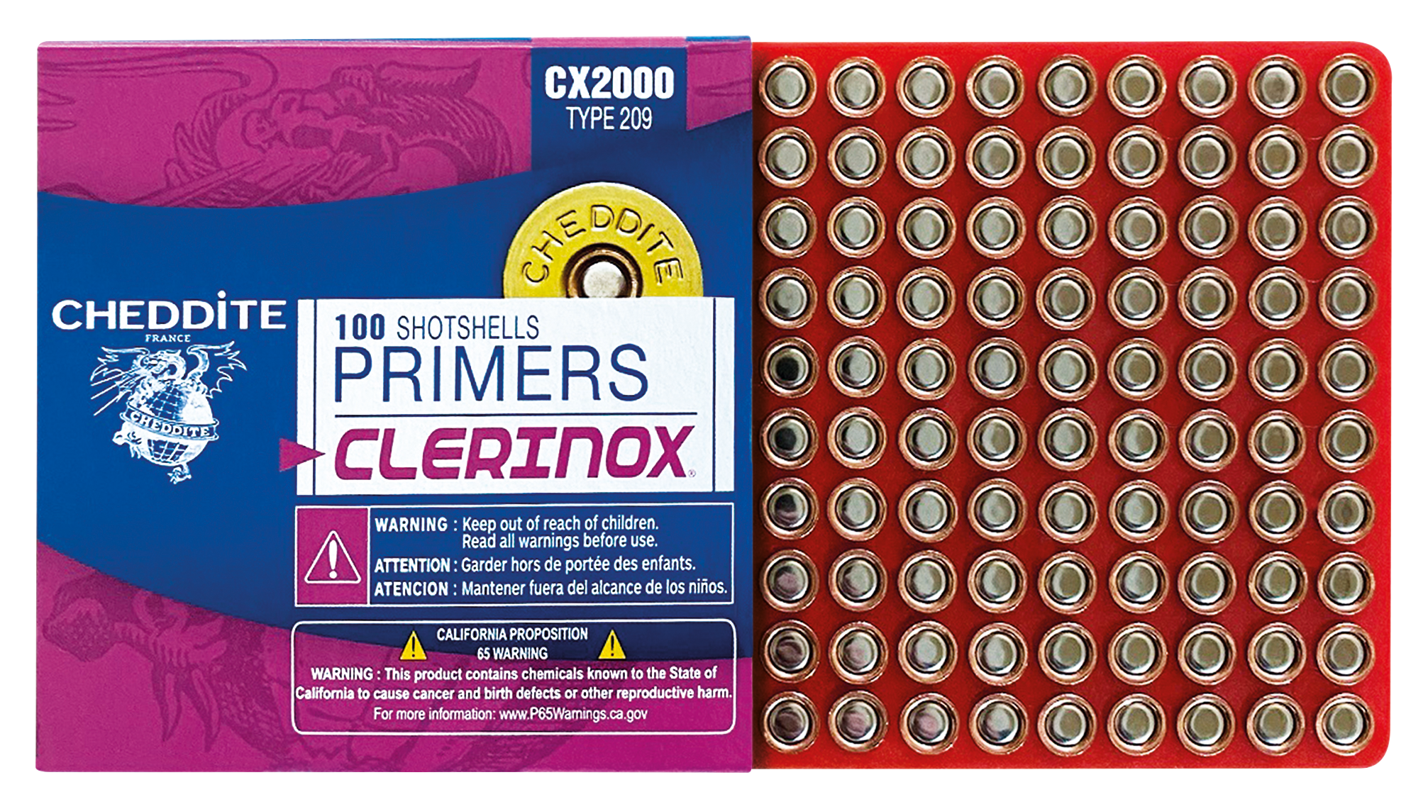 Cheddite CX2000 #209 Primers - 1000