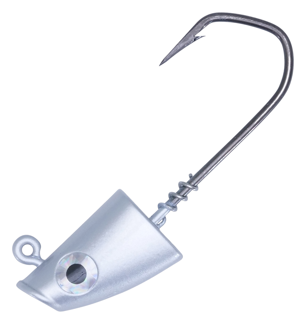 Image of Hogy Lures Ultra-Barbarian Jighead - Silver - 4 oz.