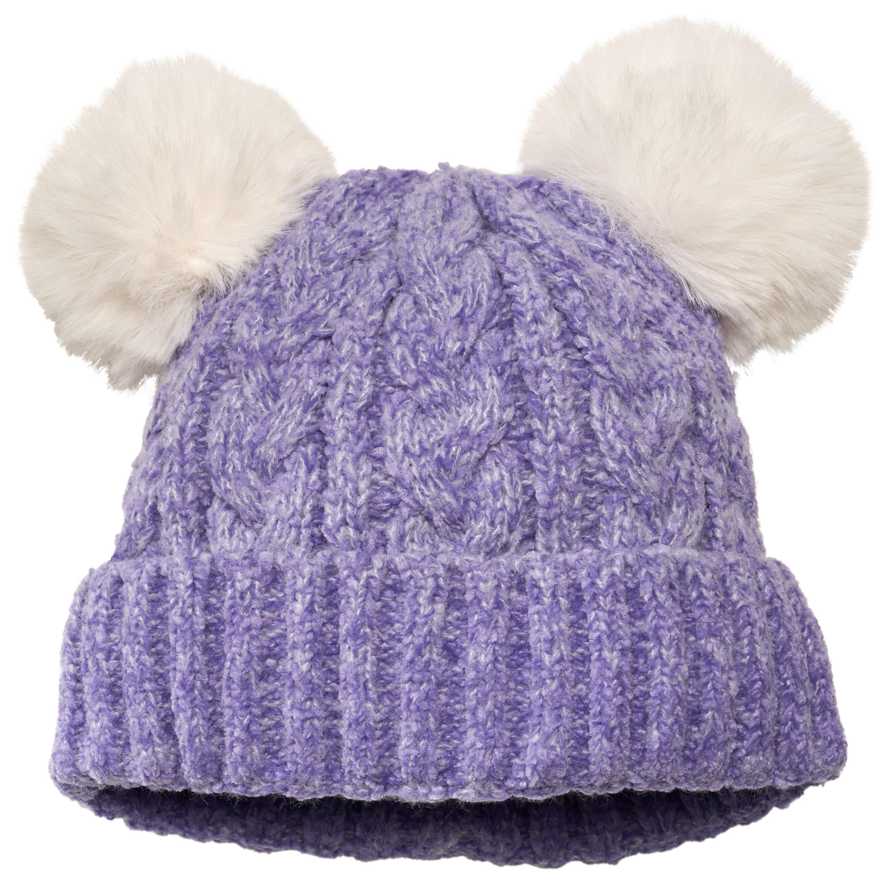 Image of Grand Sierra Double Pom Cuff Beanie for Toddlers