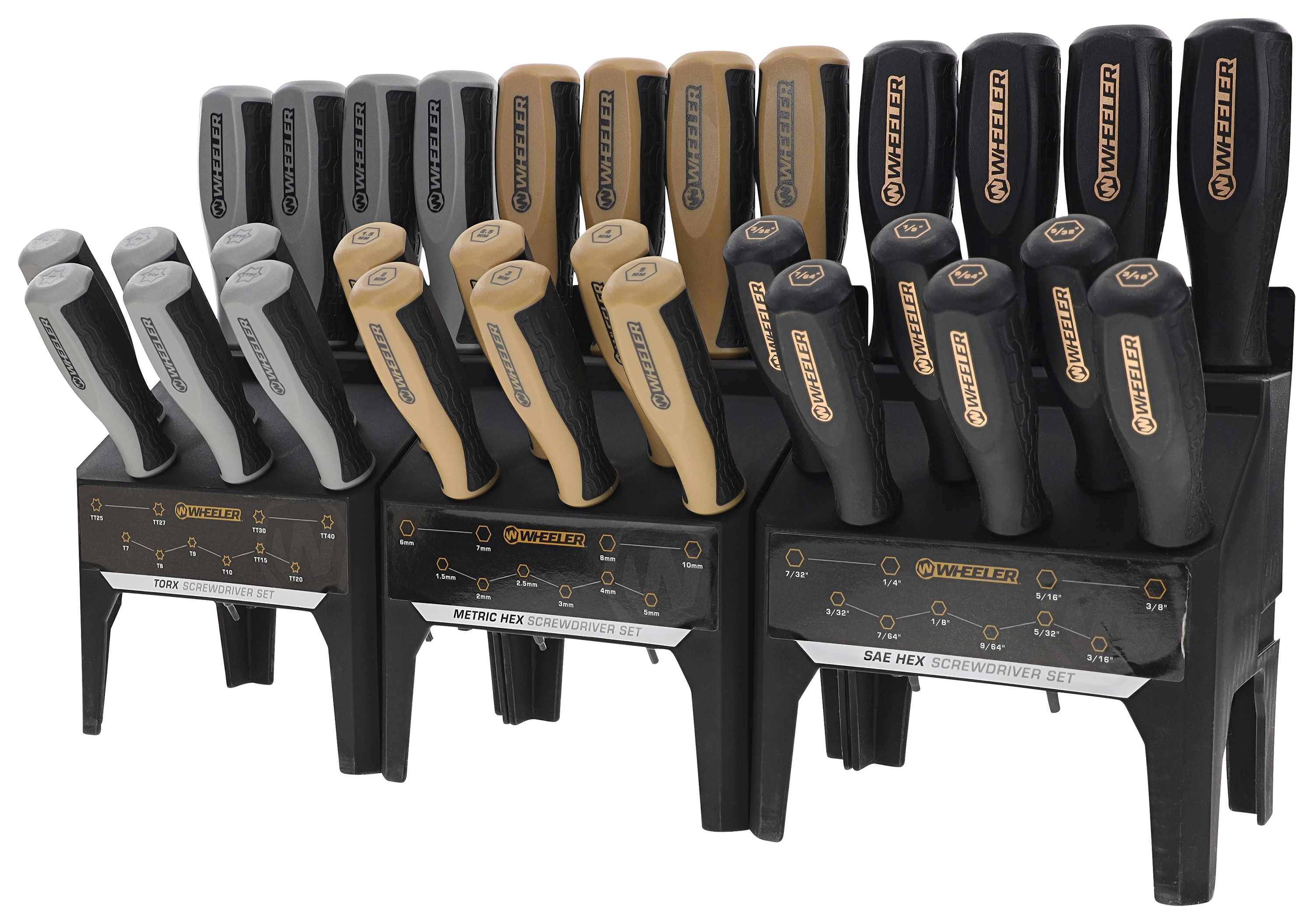 Image of Wheeler 30-Piece Benchtop Screwdriver Set