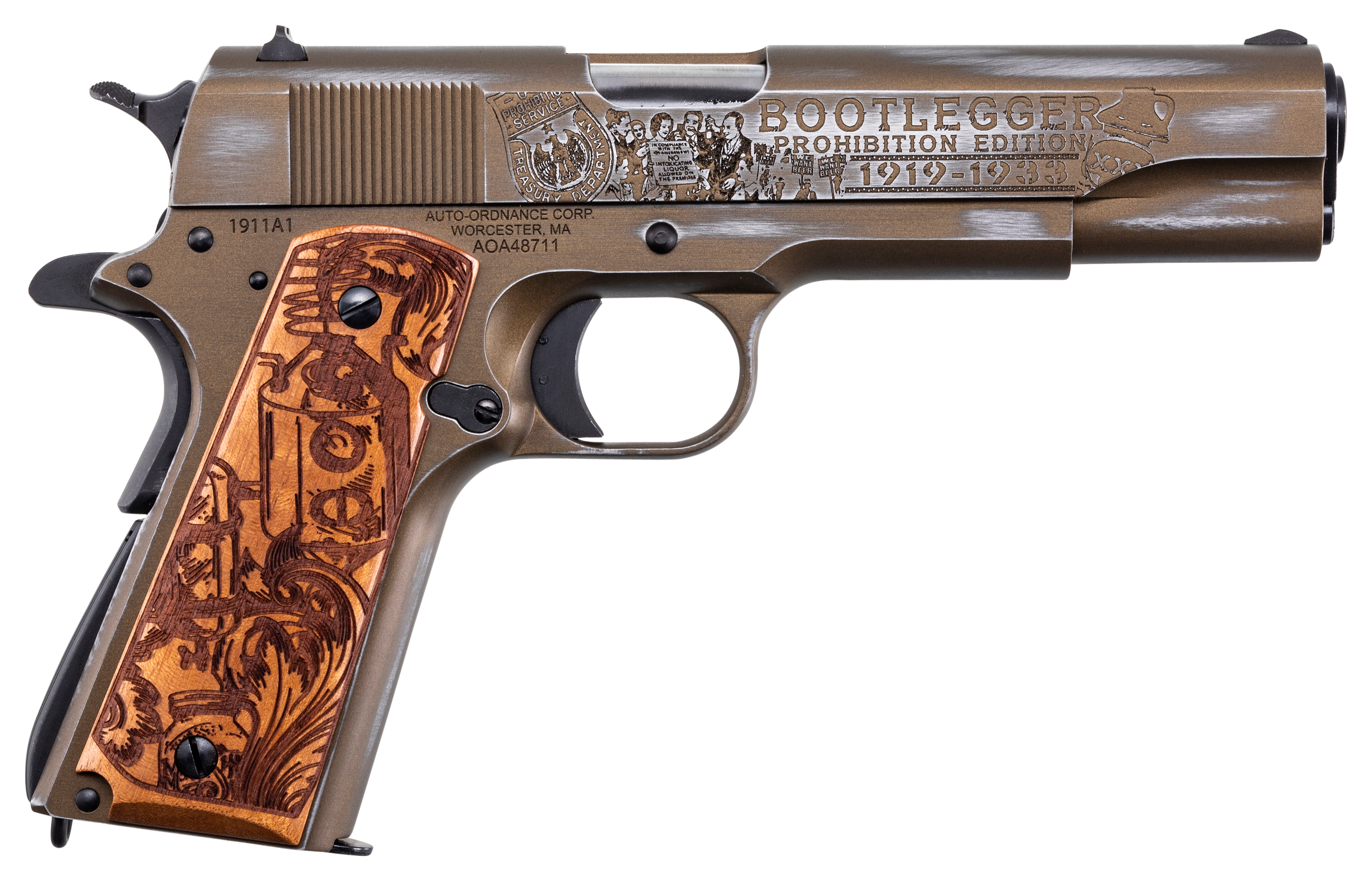 Springfield Armory 1911 Garrison Engraved Semi-Auto Pistol