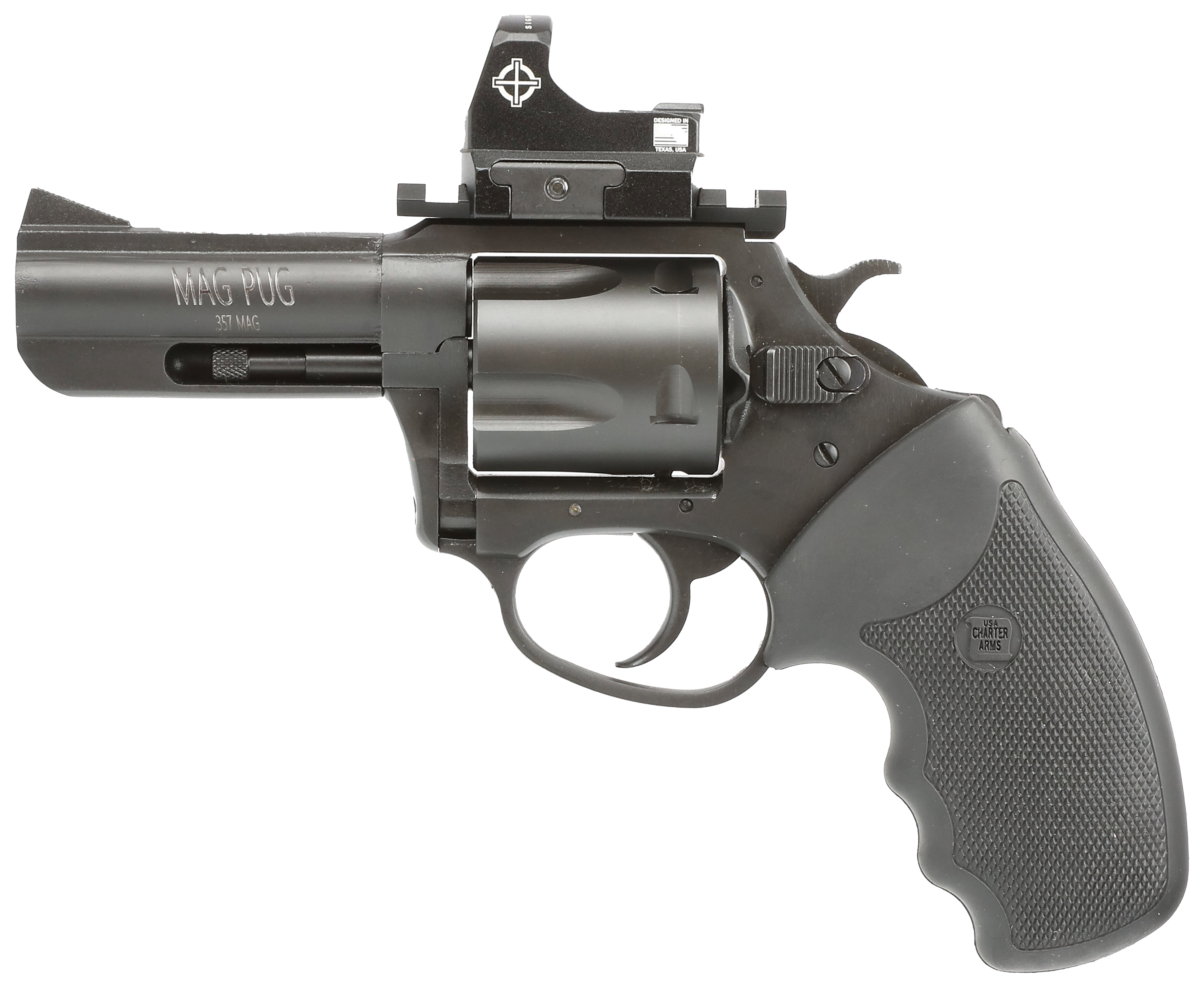 Charter Arms Mag Pug DASA Revolver with Red Dot