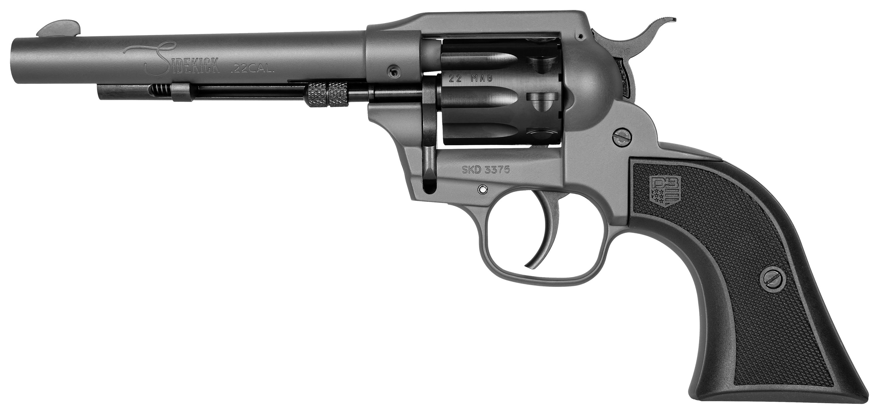 Image of "Diamondback Firearms Sidekick DA/SA Rimfire Revolver - 5.5"" - Dark Gray Cerakote"