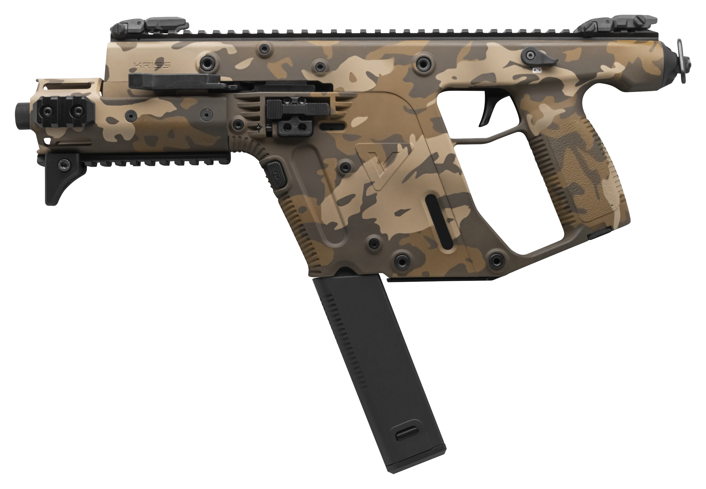 Kriss USA Vector SDP Enhanced Gen2 SemiAuto Pistol  45 ACP  FDE MultiCoat Cerakote  Flat Dark Earth MC Polymer  30  1