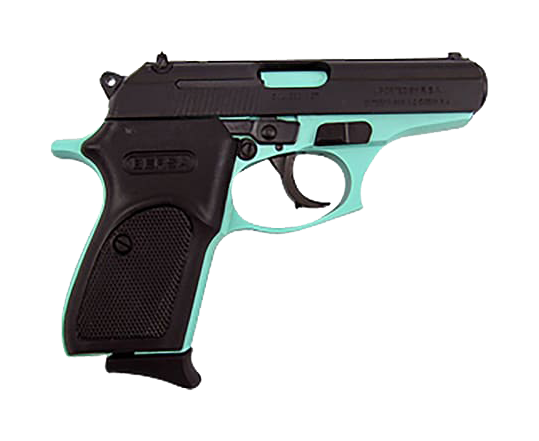Bersa Thunder 380 SemiAuto Pistol  Robins Egg BlueCheckered Polymer
