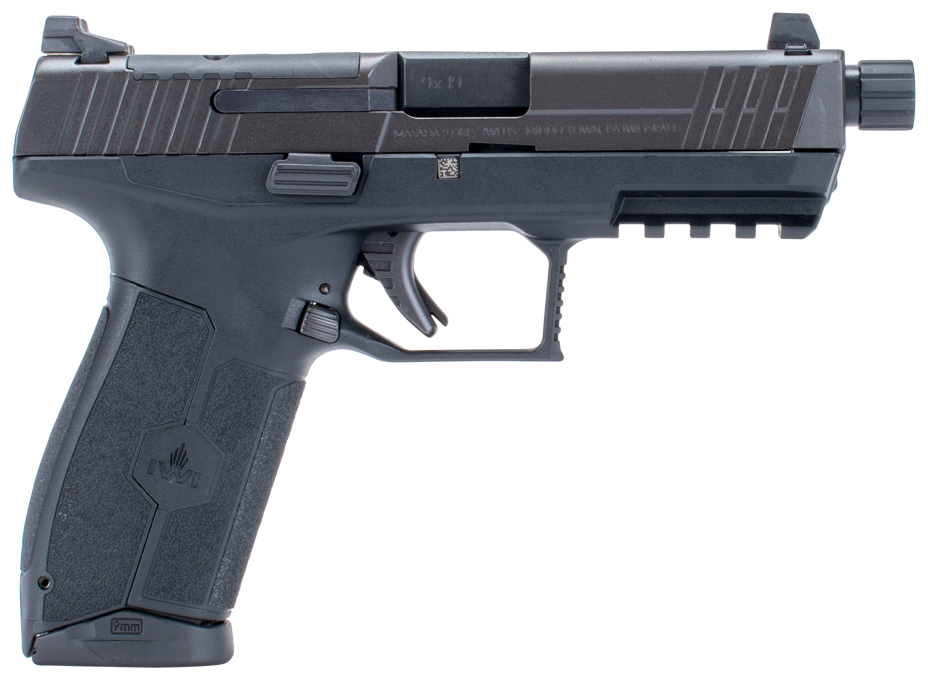 Image of IWI Masada Tactical Optics-Ready Semi-Auto Pistol - 9mm - Black - 10 + 1