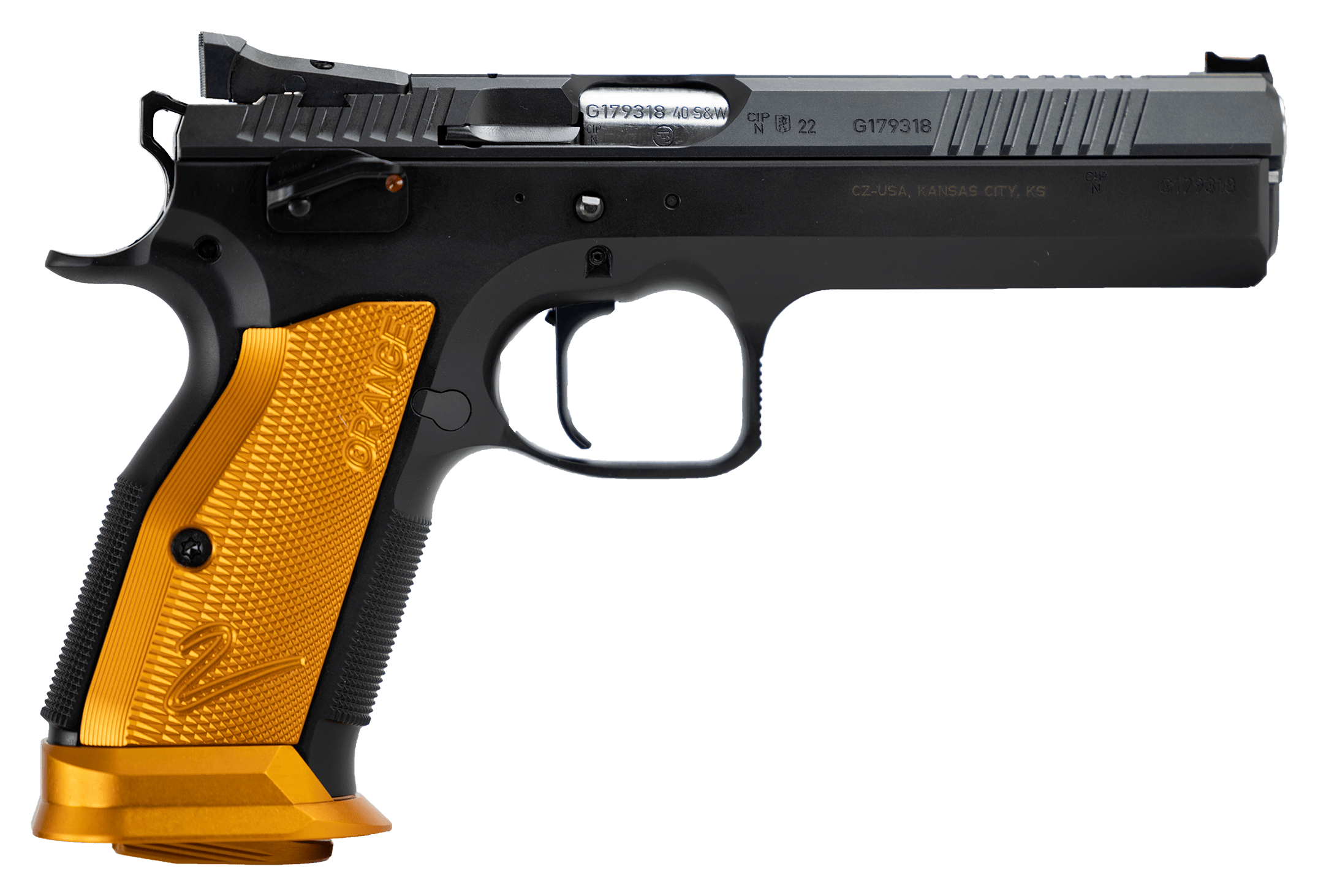 CZ TS 2 Orange SemiAuto Pistol