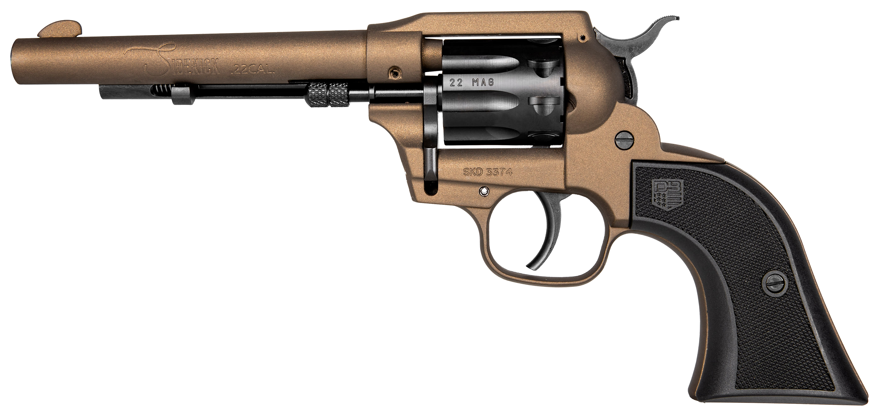 Diamondback Firearms Sidekick DASA Rimfire Revolver  55  Midnight Bronze Cerakote