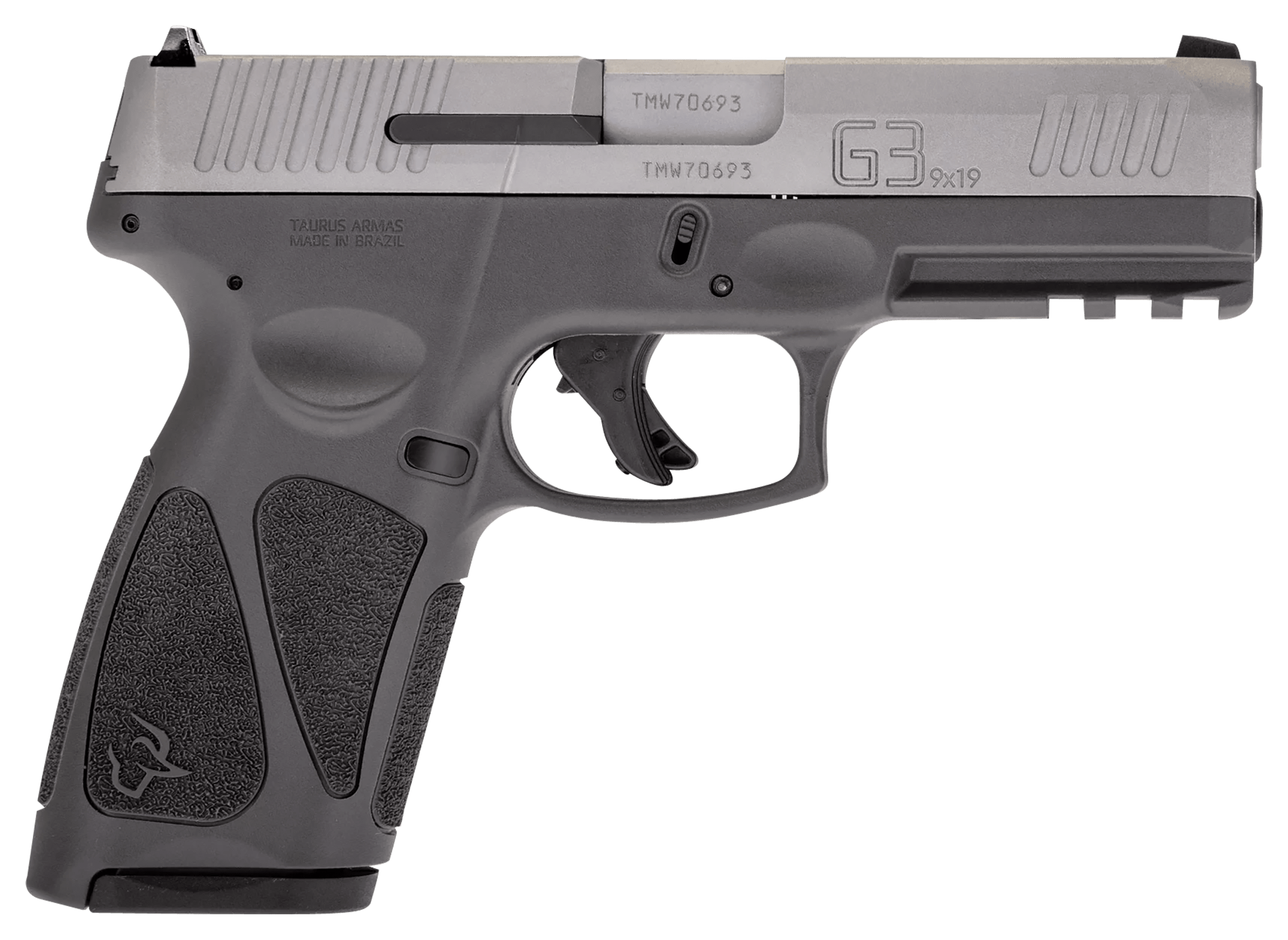 Taurus G3 FullSize SemiAuto Pistol  Matte Stainless  Gray  17  1
